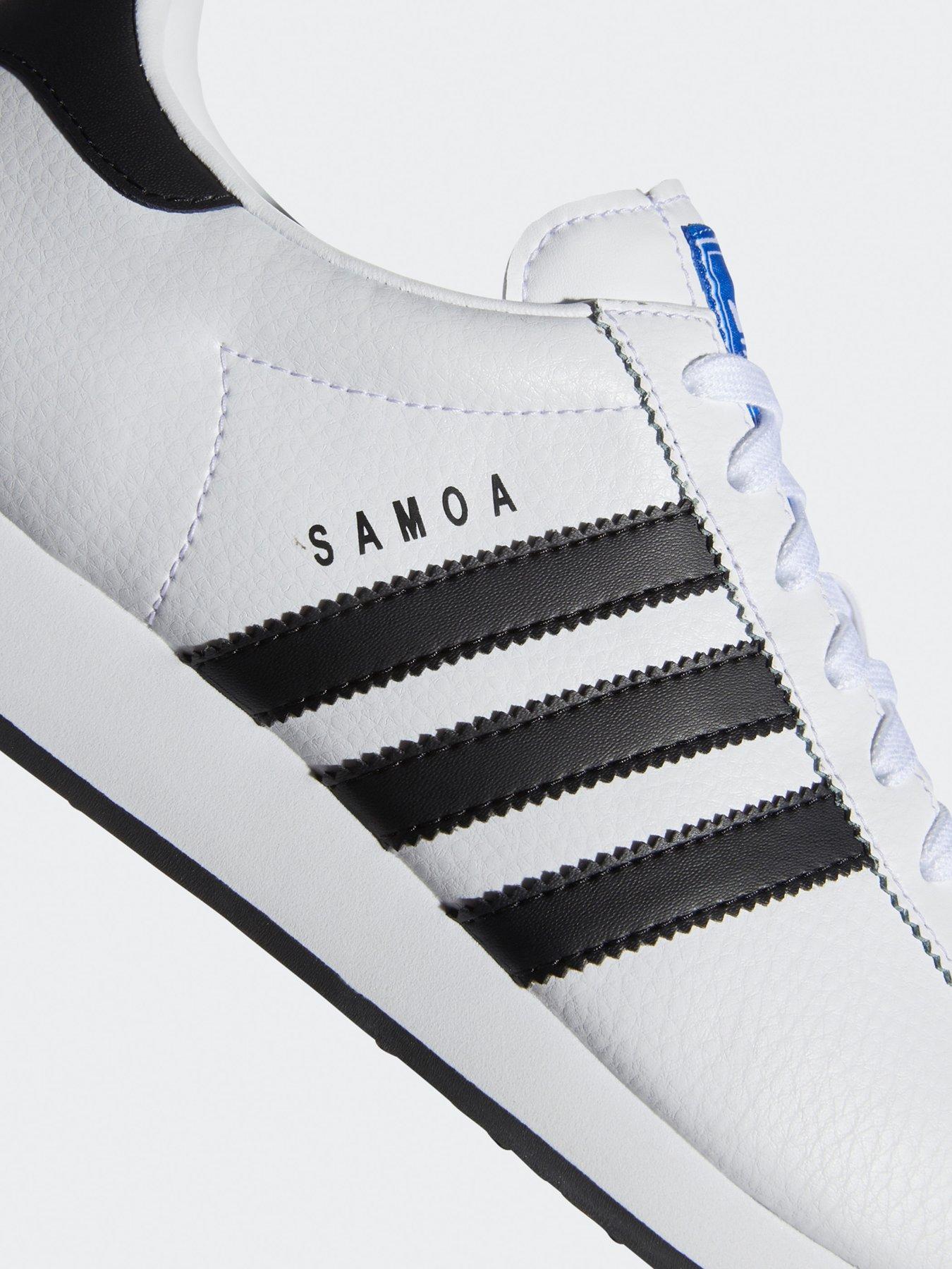 Image 6 of 7 of adidas Originals Men's Samoa Trainer - White