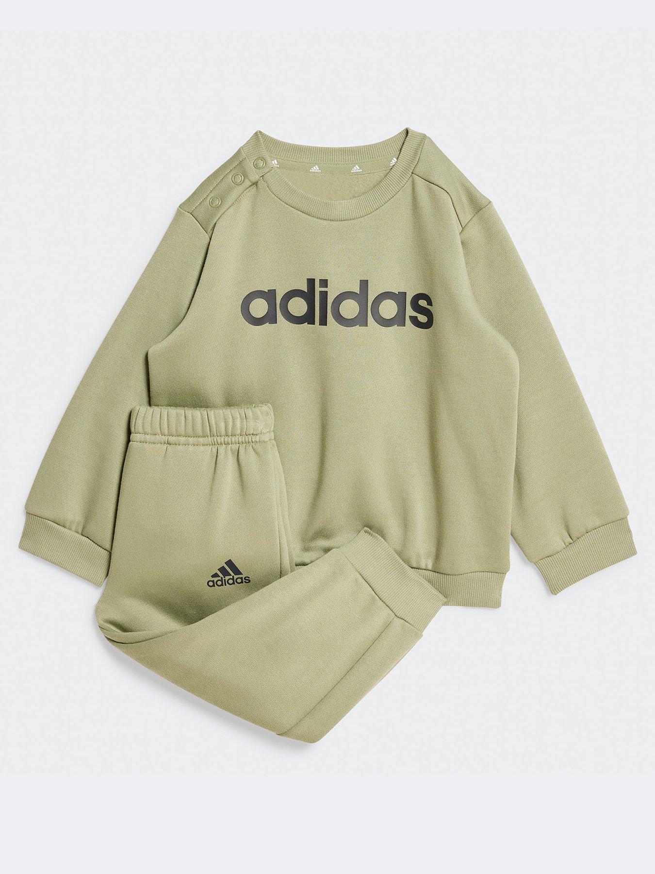 adidas-sportswear-infant-boys-essentials-linear-logo-tracksuit-green