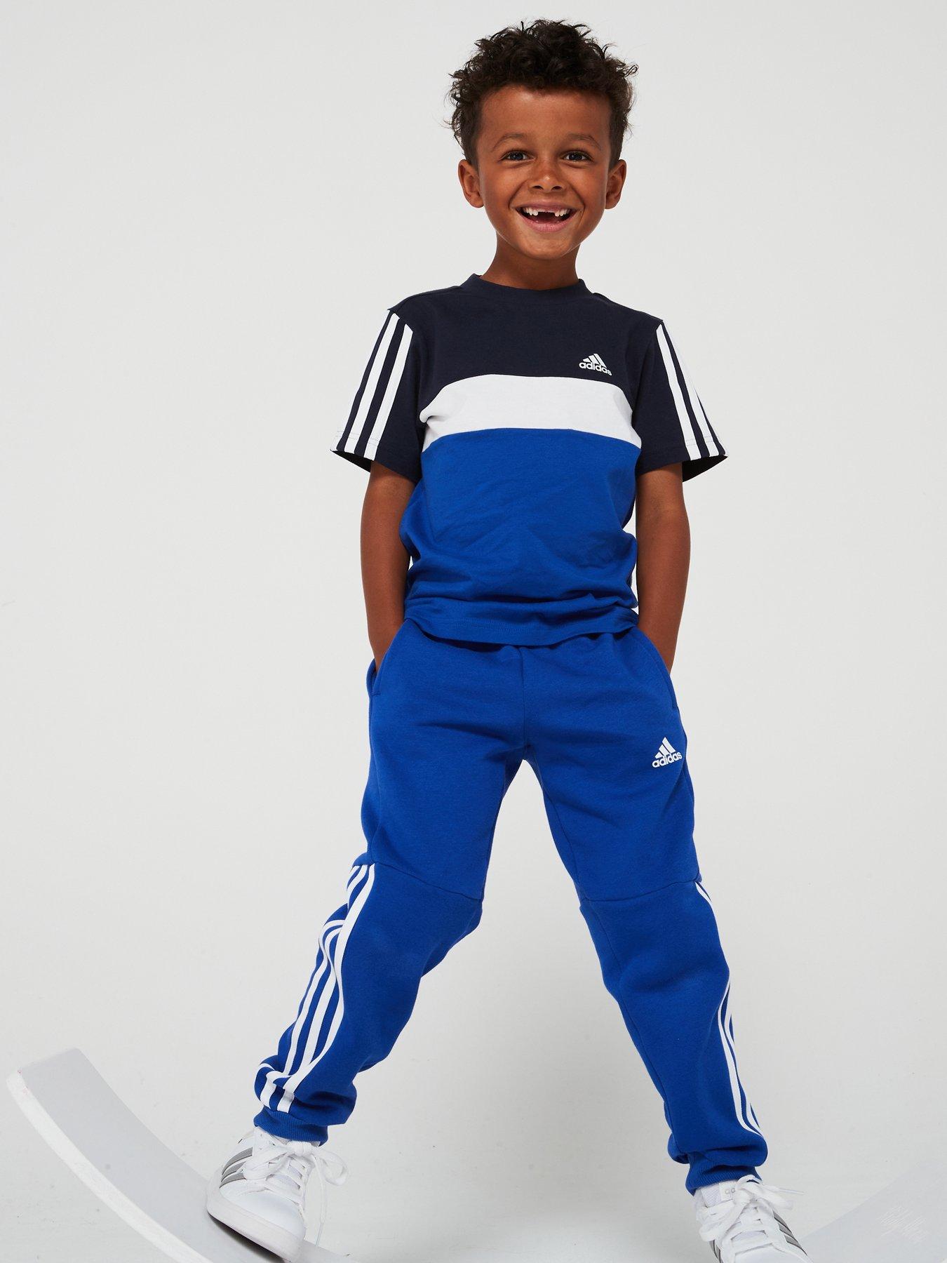 adidas-sportswear-younger-boys-essentials-3-stripe-t-shirt-blueback