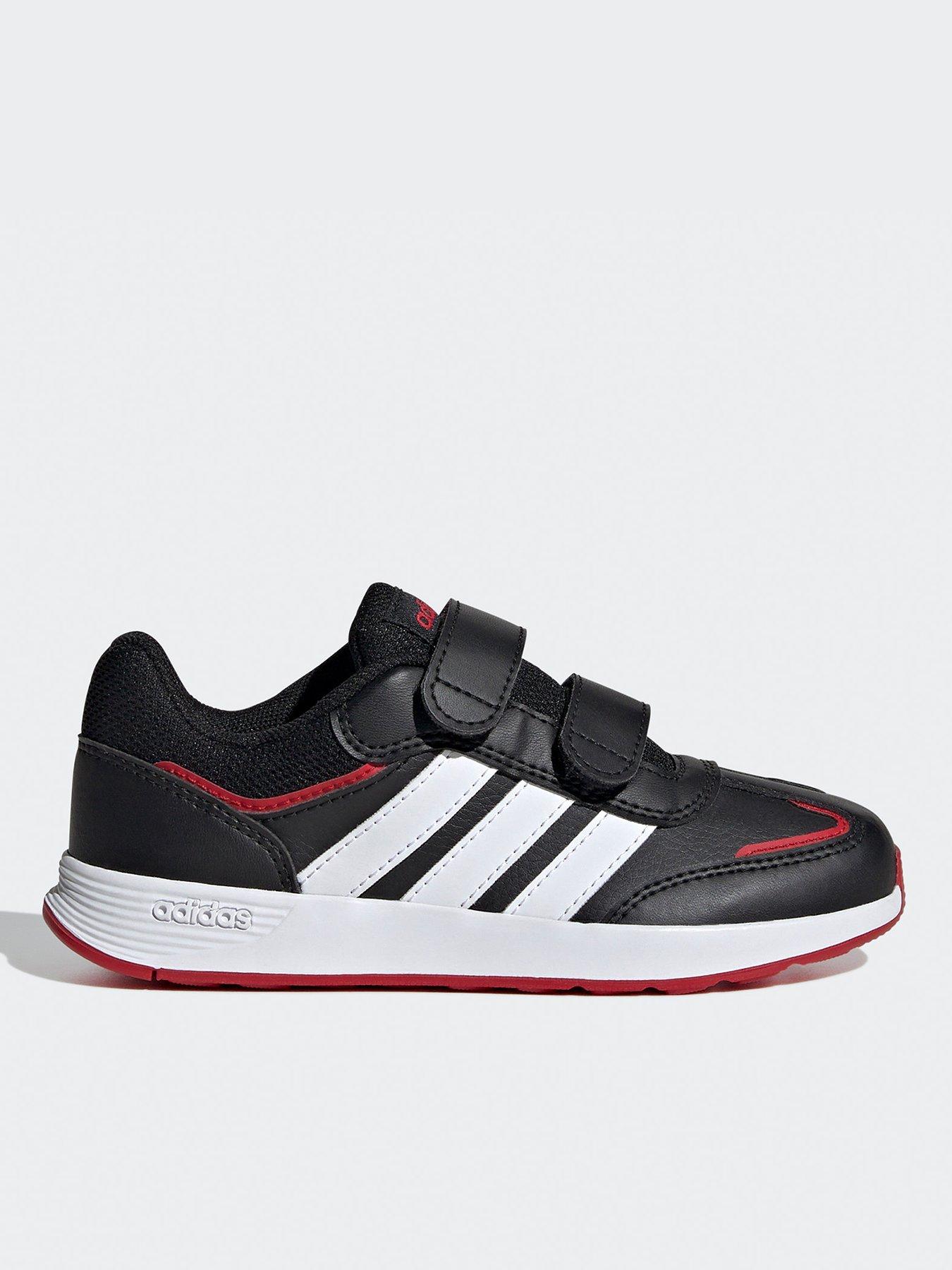 adidas-sportswear-kids-tensaur-switch-trainers-blackwhitefront