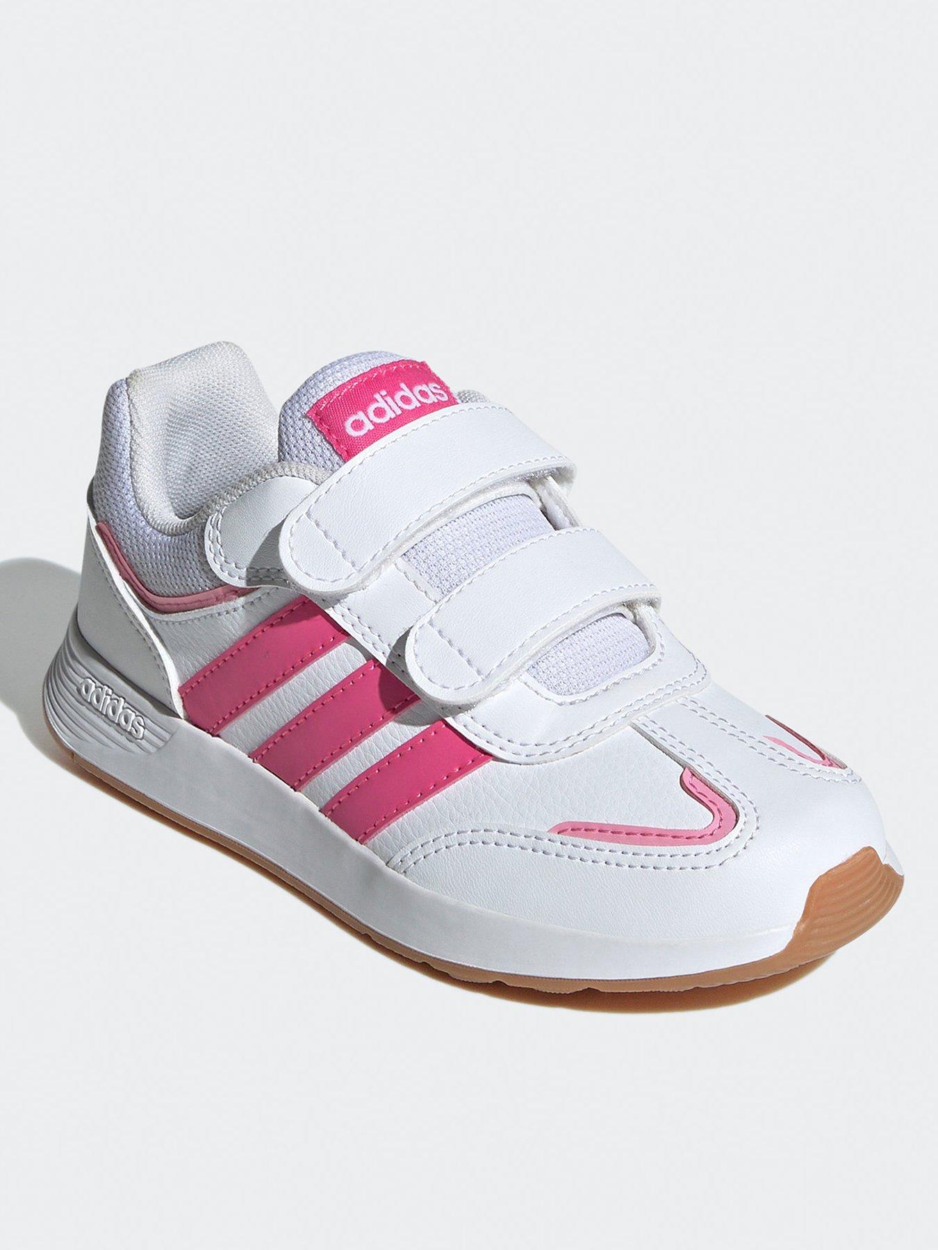 adidas-sportswear-kids-tensaur-switch-trainers-whitepinkstillFront