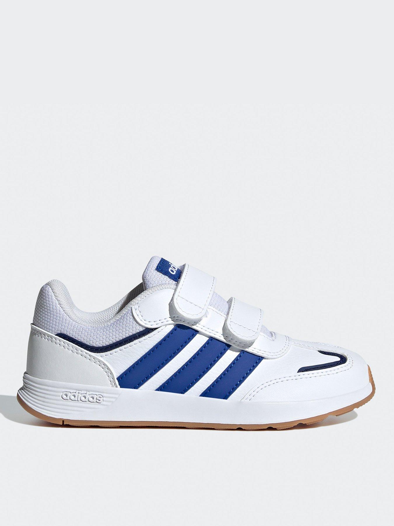 adidas-sportswear-kids-tensaur-switch-trainers-whitebluefront