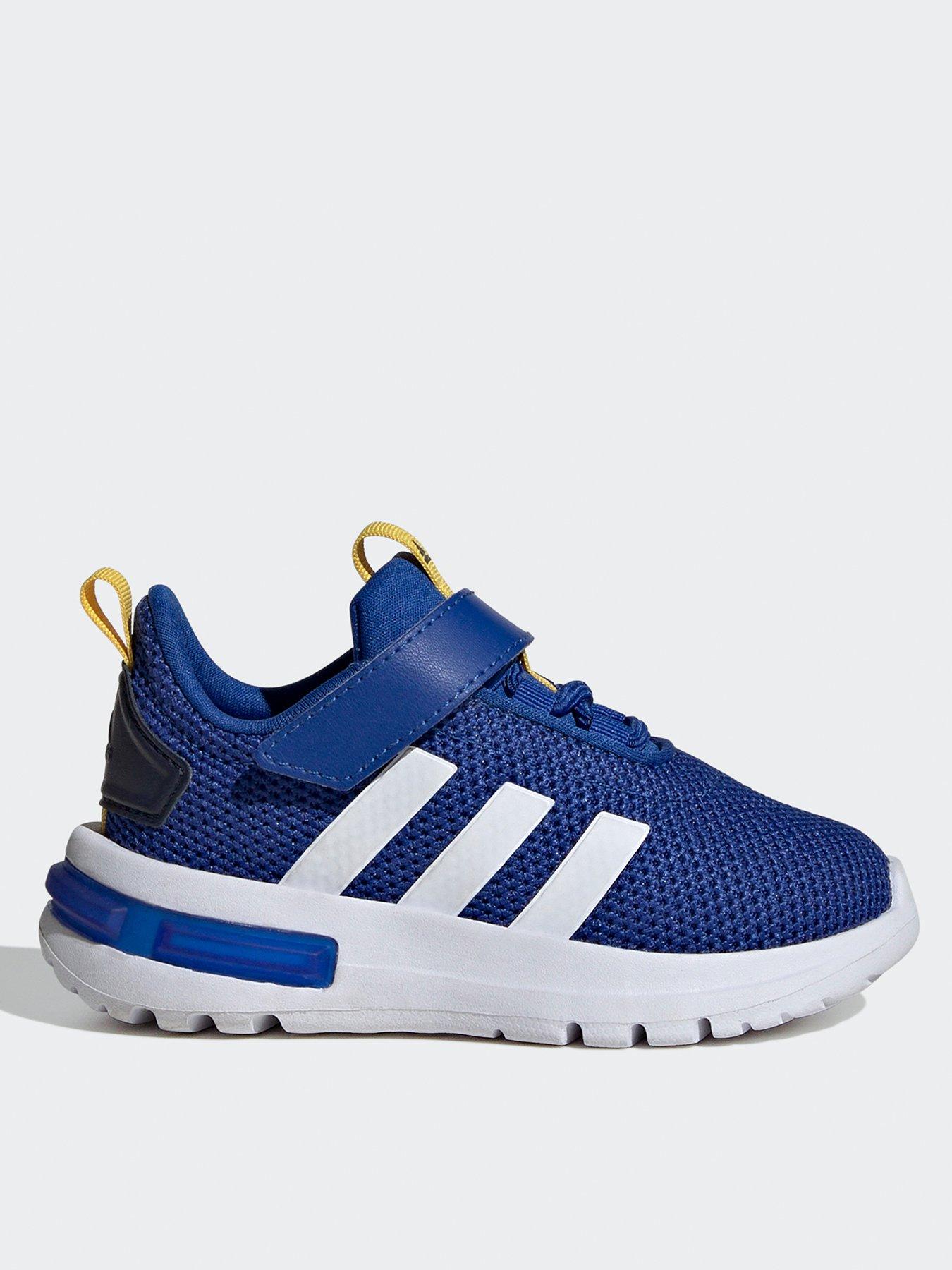 adidas-sportswear-infant-racer-tr23-elasticated-trainers-bluewhite