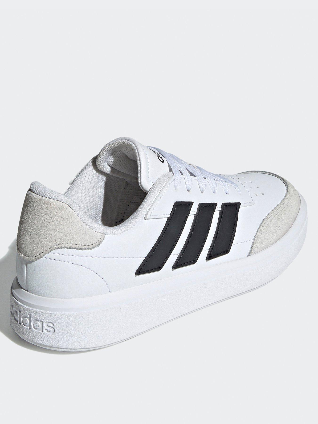 adidas-sportswear-junior-courtblock-trainers-whiteblackback