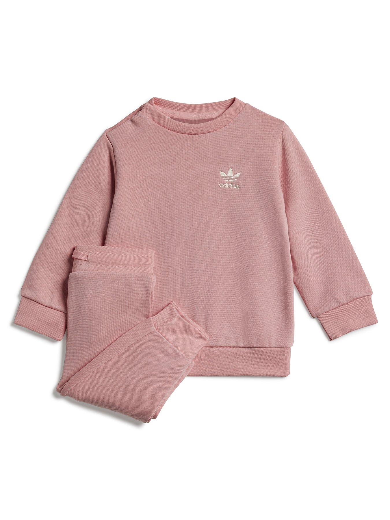 adidas-originals-infant-unisex-crew-set-pinkfront