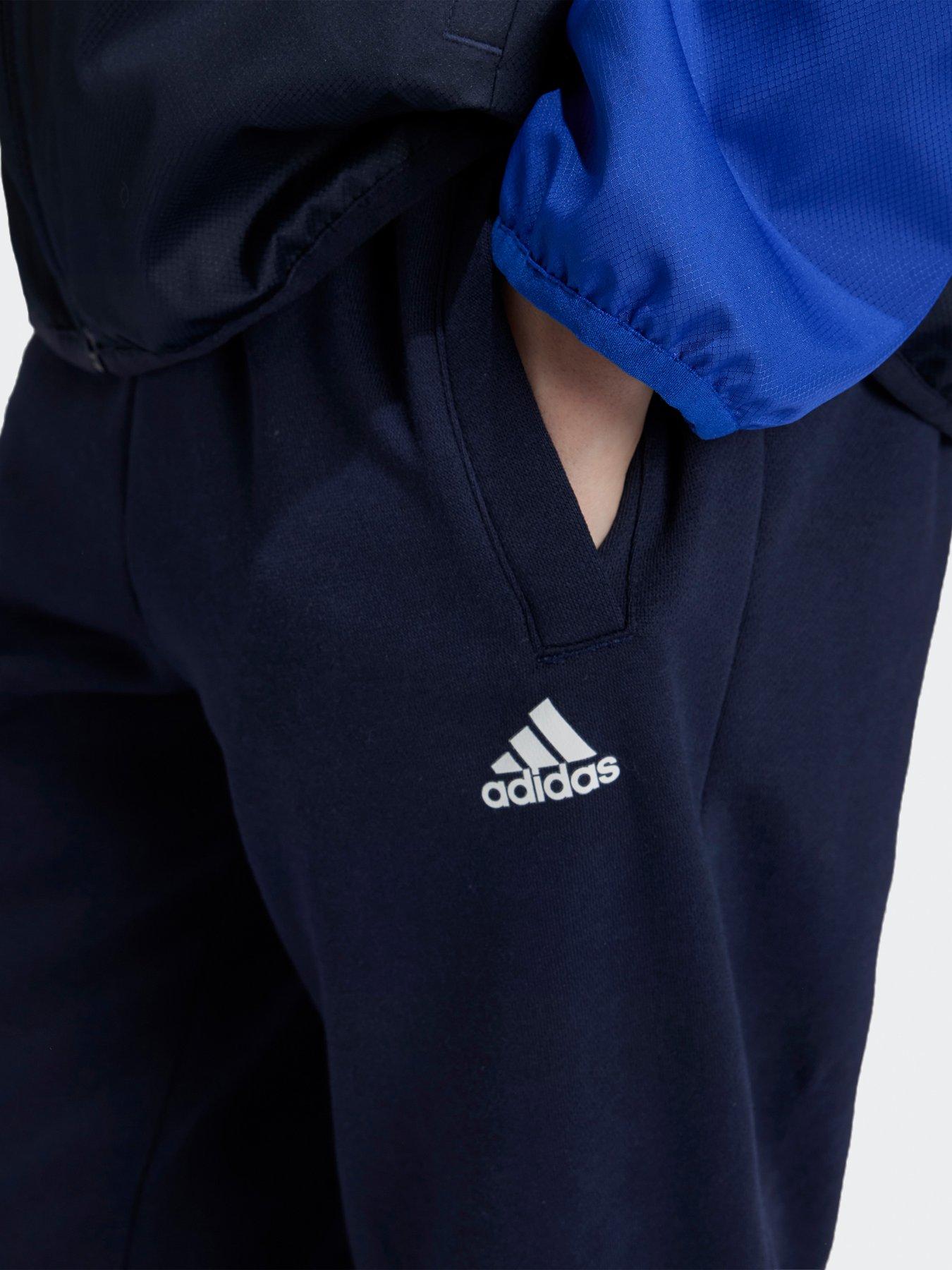 adidas-sportswear-junior-unisex-essentials-fleece-pant-navyoutfit