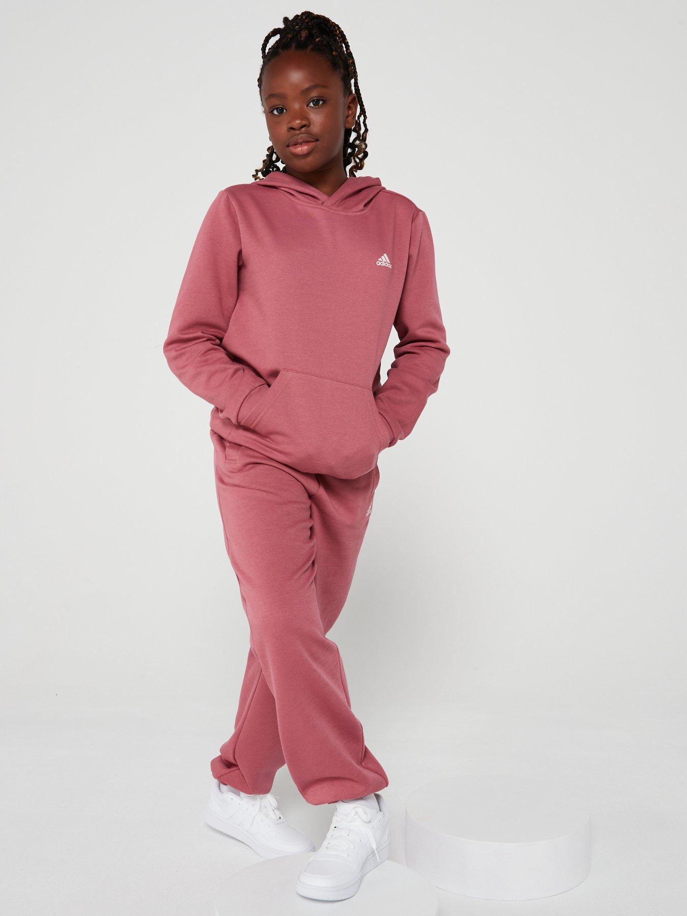 adidas-sportswear-junior-girls-essentials-fleece-pants-purpleback