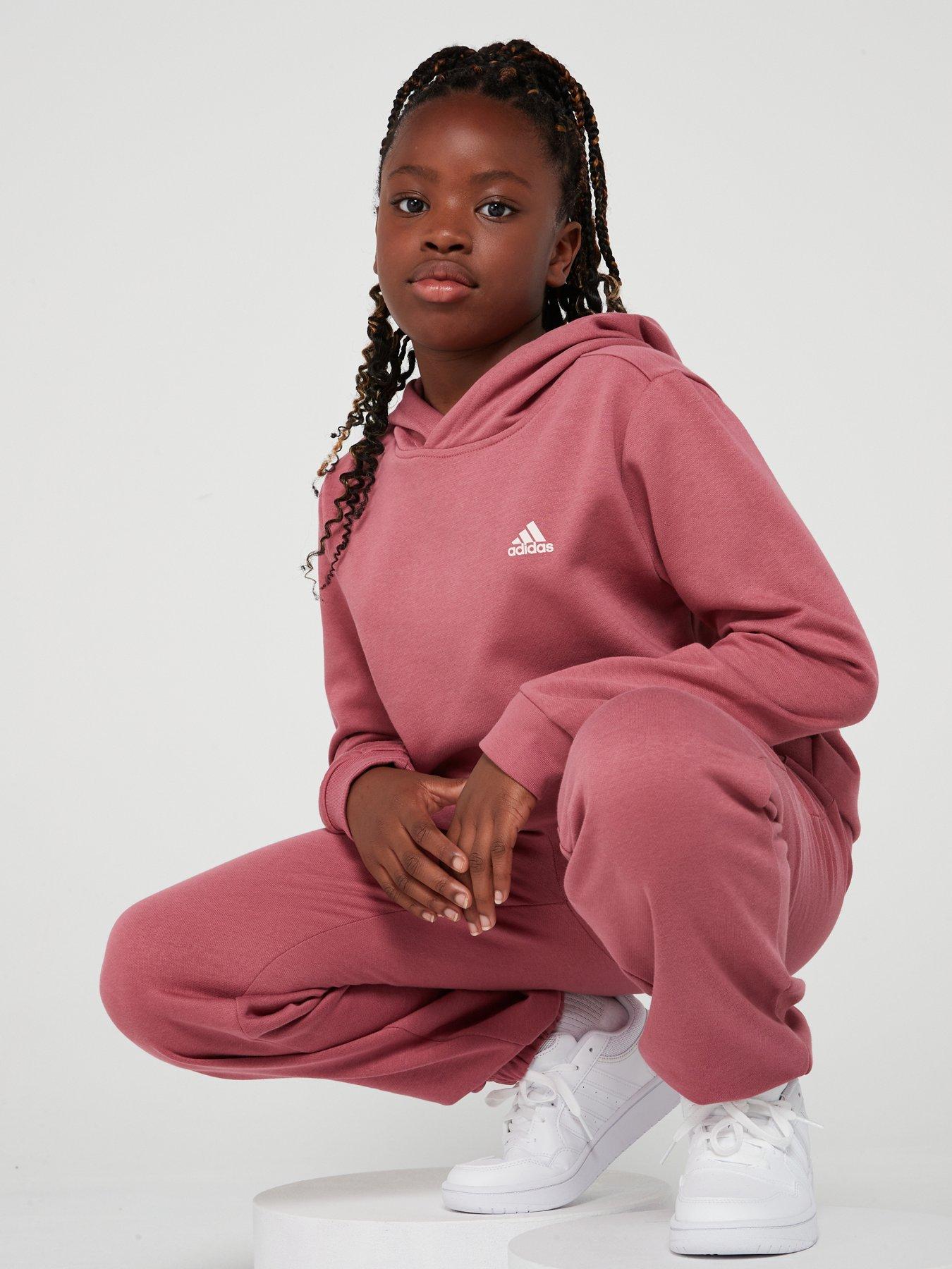 adidas-sportswear-junior-girls-essentials-fleece-pants-purpleoutfit