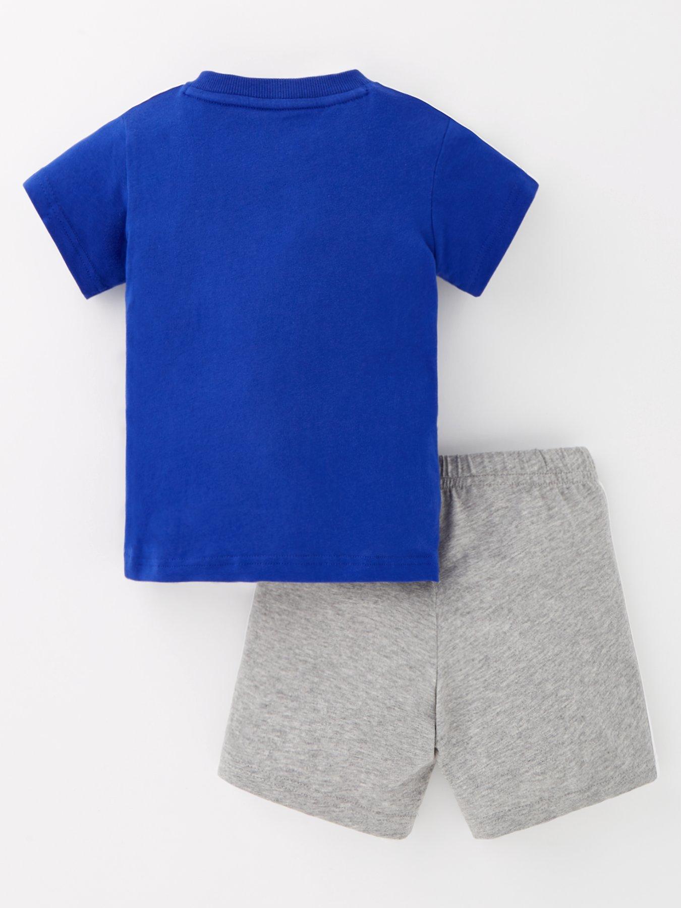 adidas-sportswear-infant-boys-essentials-3-stripe-t-shirt-and-short-set-blueback