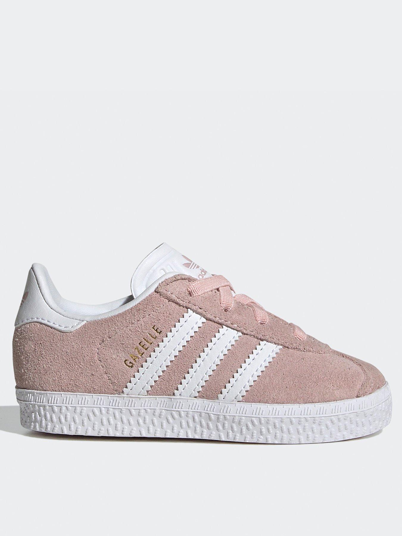 adidas Originals Unisex Infant Gazelle Elastic Trainers Pink Very Ireland