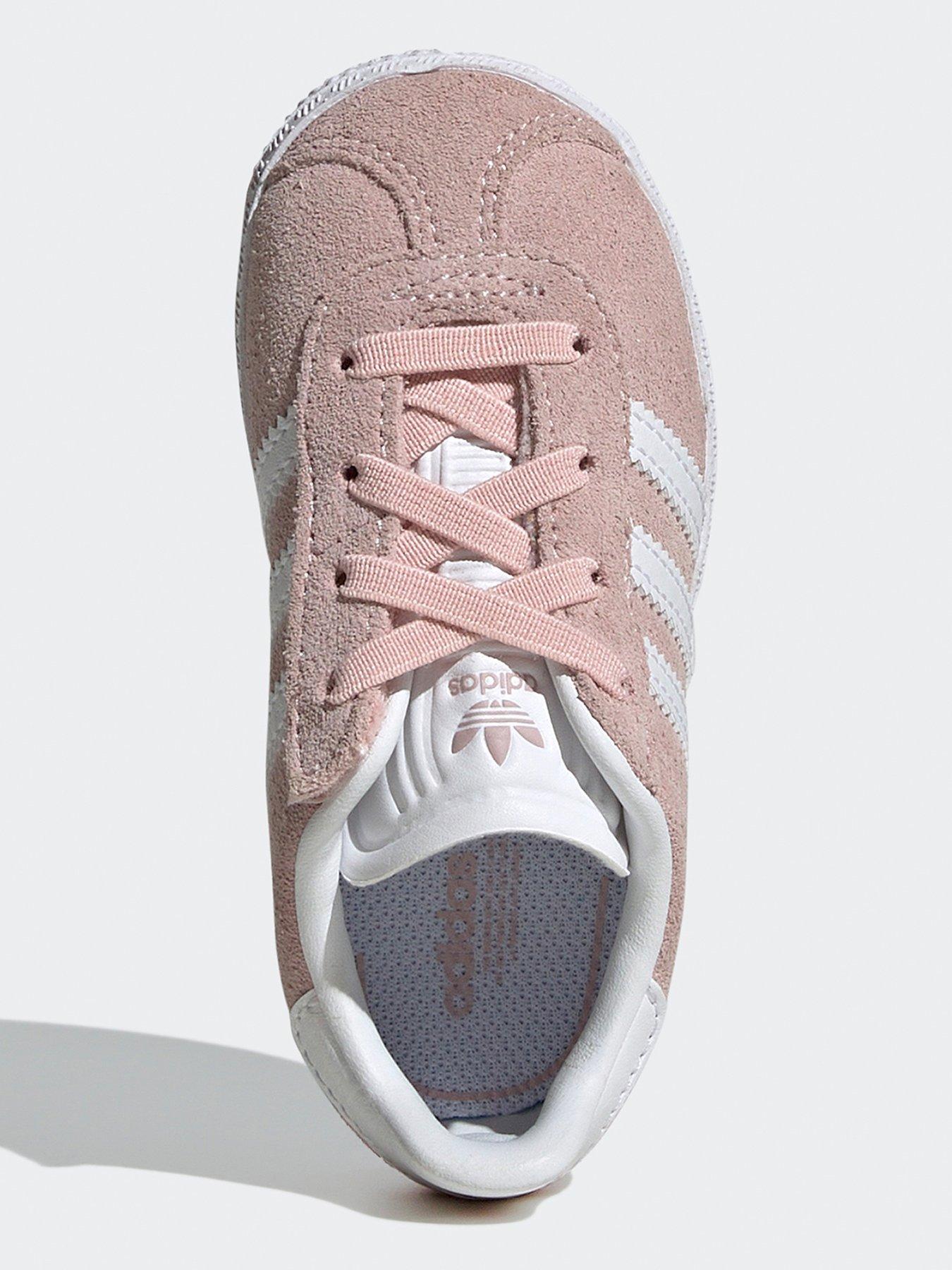 adidas-originals-unisex-infant-gazelle-elastic-trainers-pinkoutfit