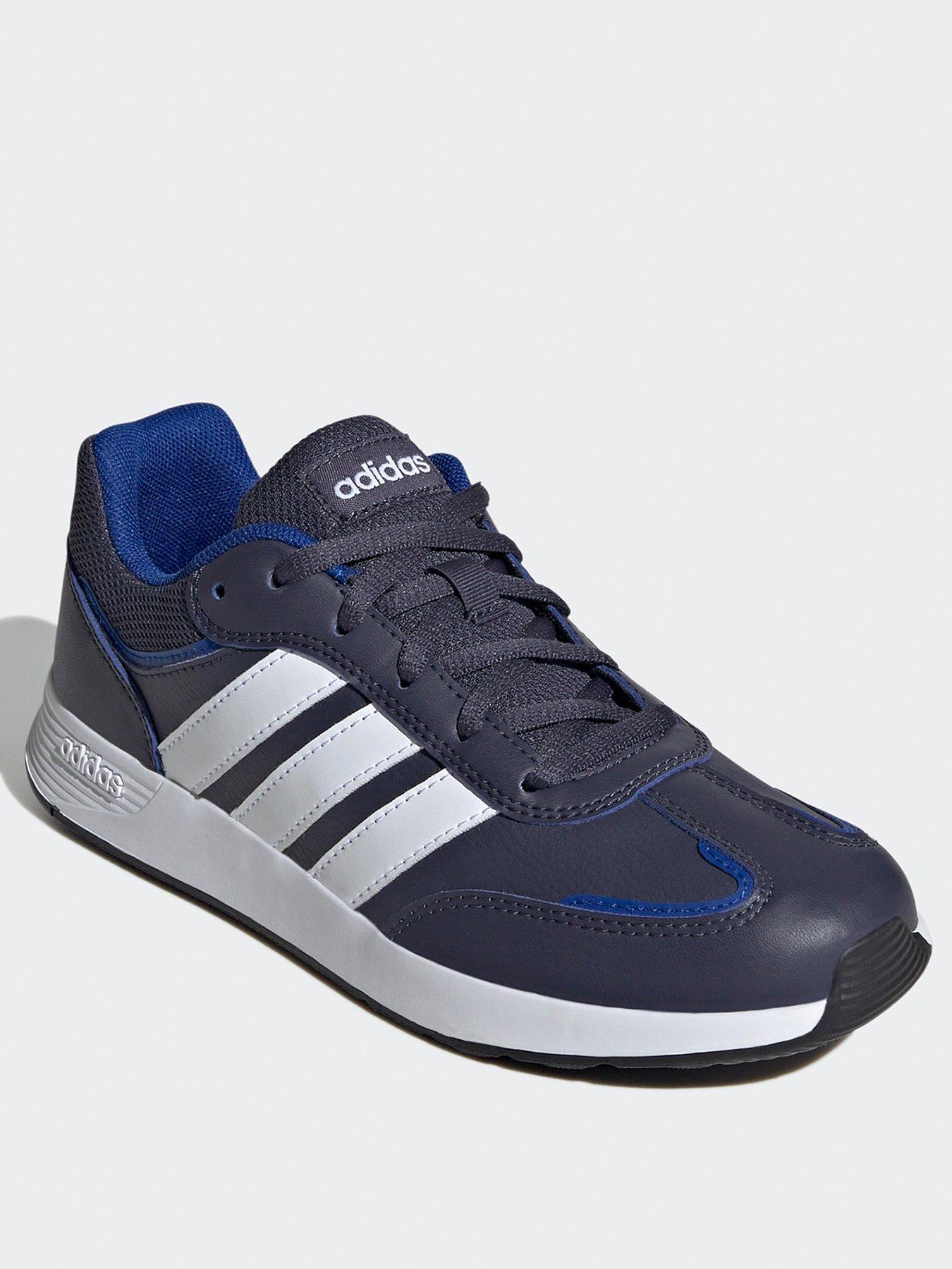 adidas-sportswear-junior-tensaur-switch-trainers-navywhitestillFront