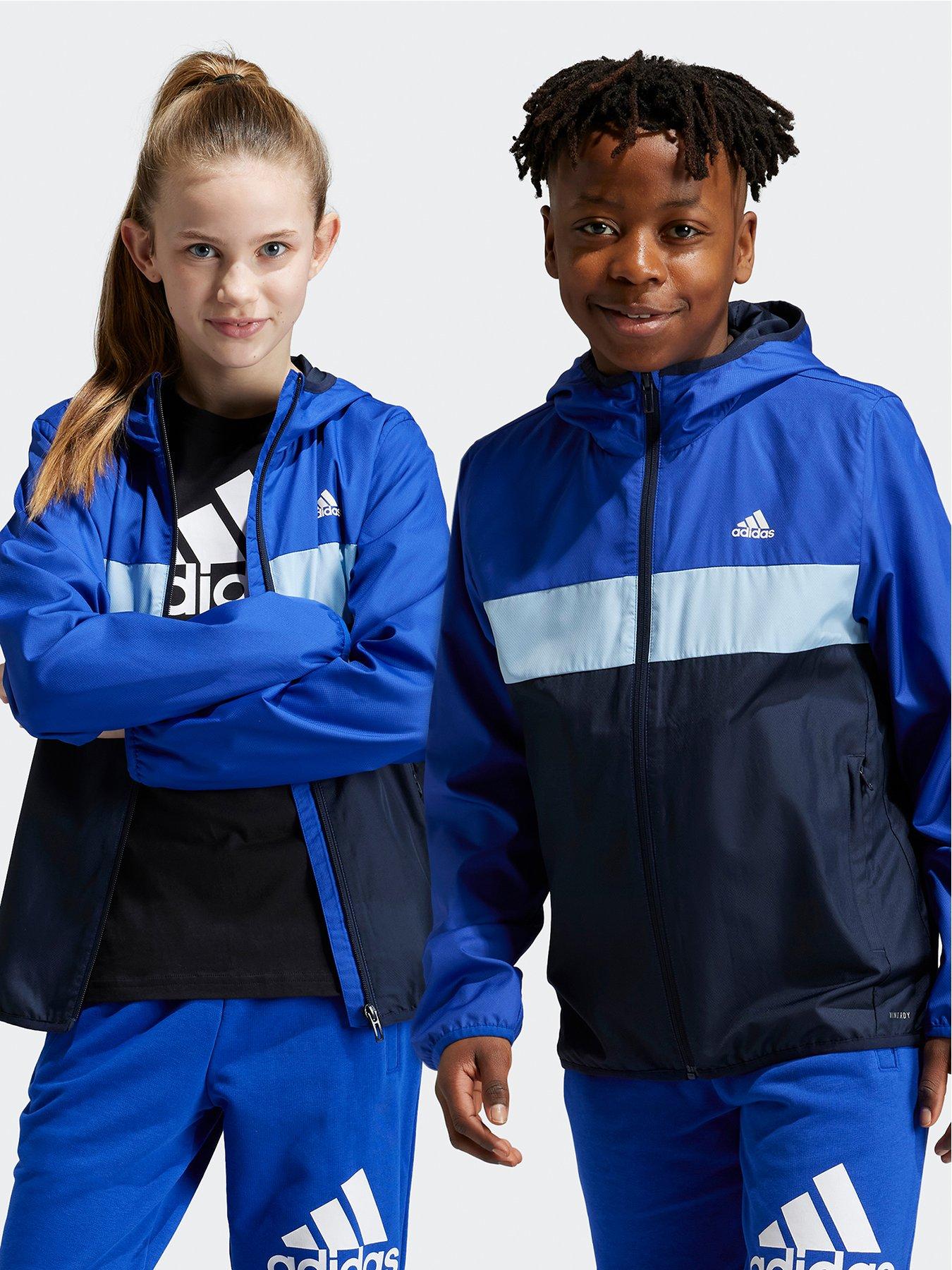 adidas-sportswear-junior-boys-tiberio-full-zip-hoodie-blue