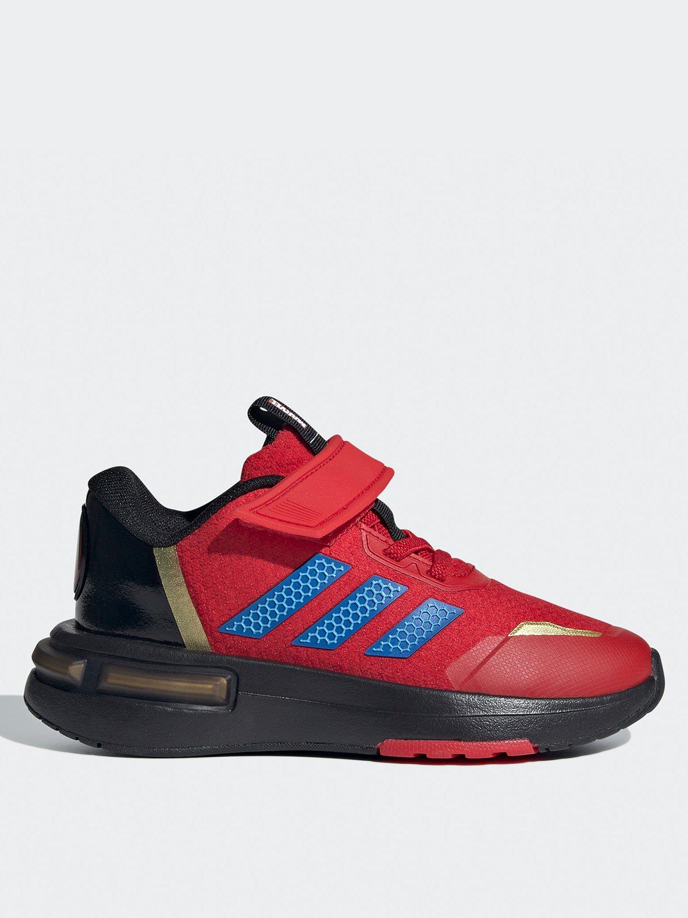 adidas-sportswear-kids-marvel-iron-man-racer-elasticated-trainers-redfront