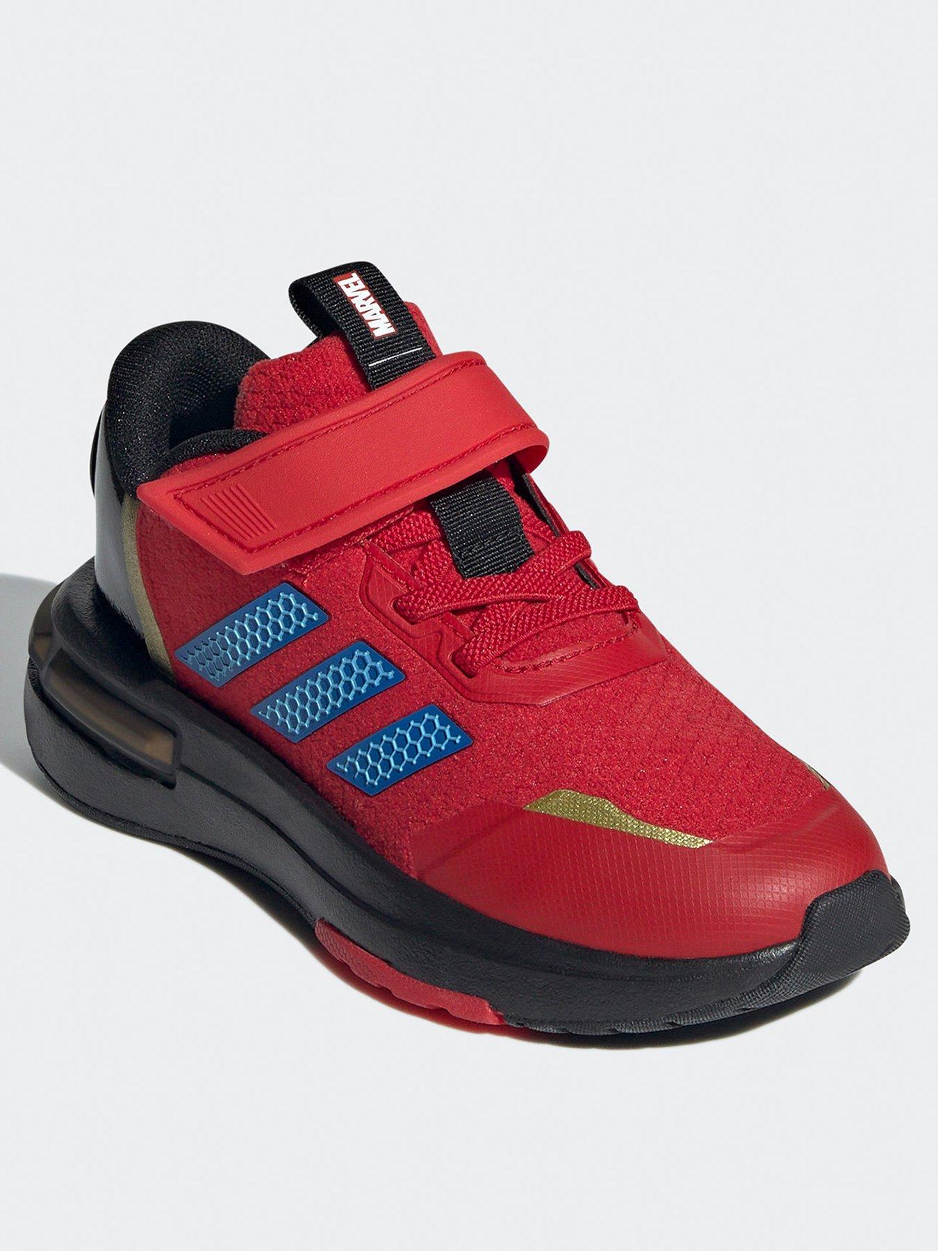 adidas-sportswear-kids-marvel-iron-man-racer-elasticated-trainers-redstillFront