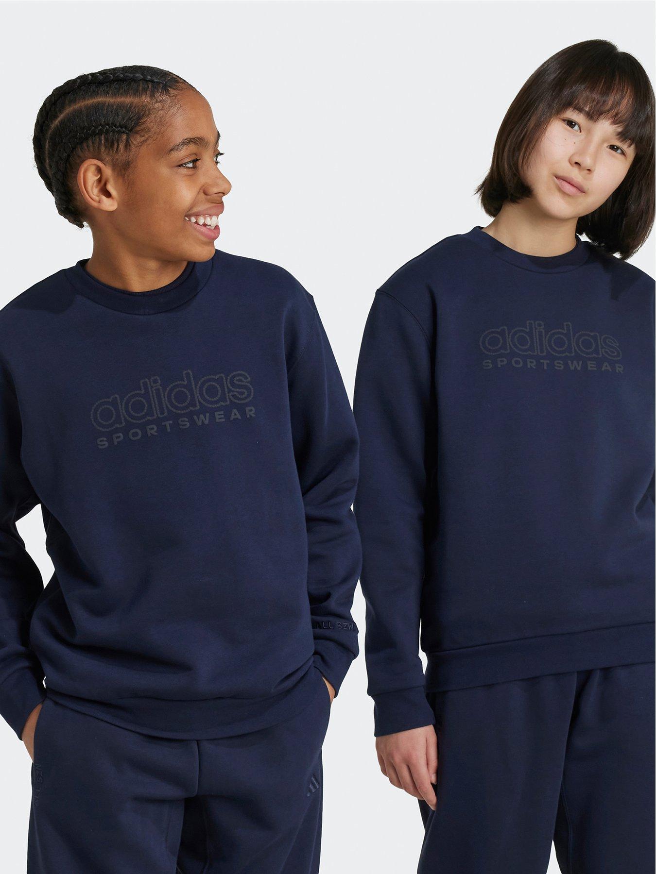 adidas-sportswear-junior-unisex-all-szn-sweatshirt-navy