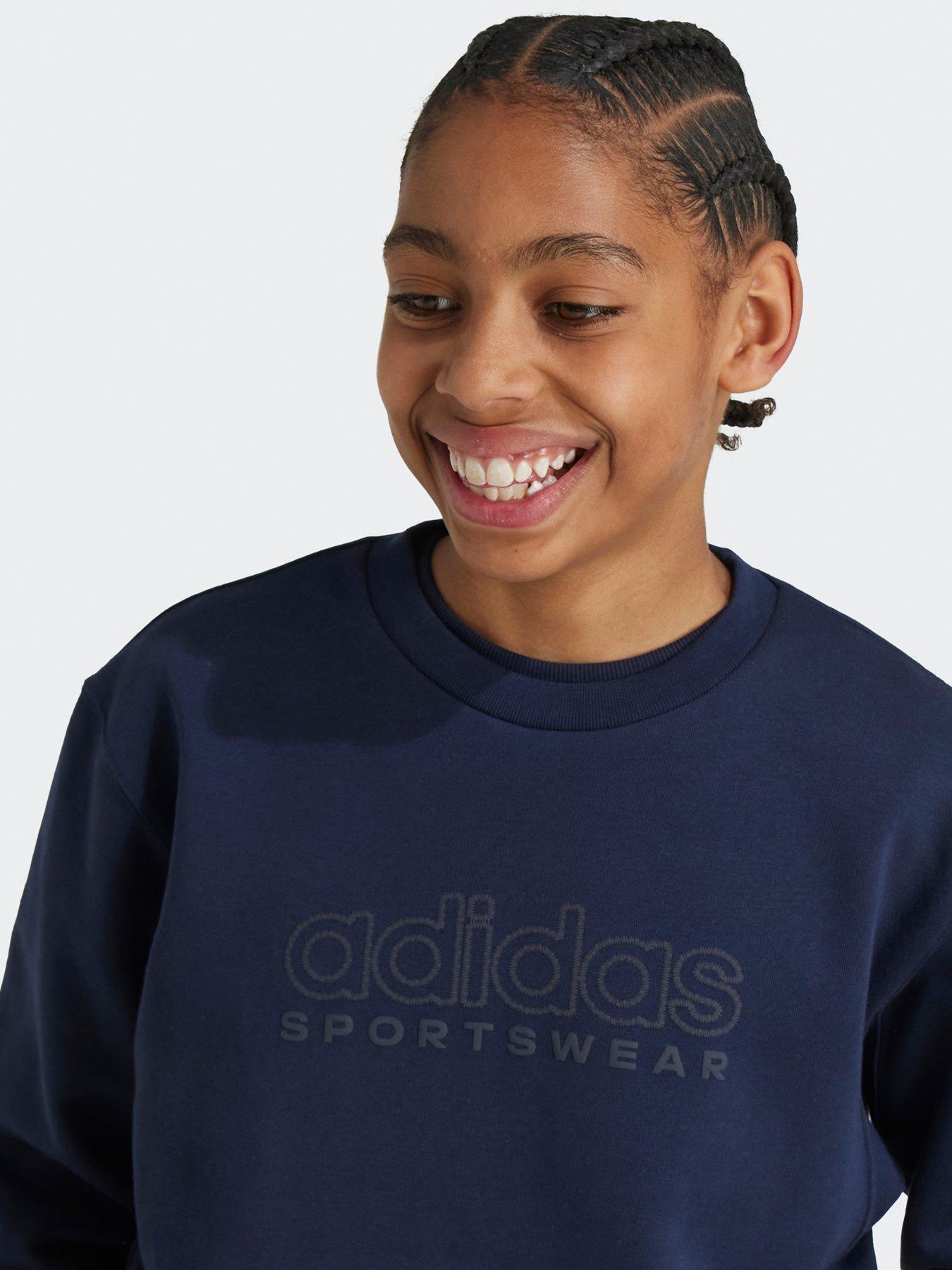 adidas-sportswear-junior-unisex-all-szn-sweatshirt-navydetail