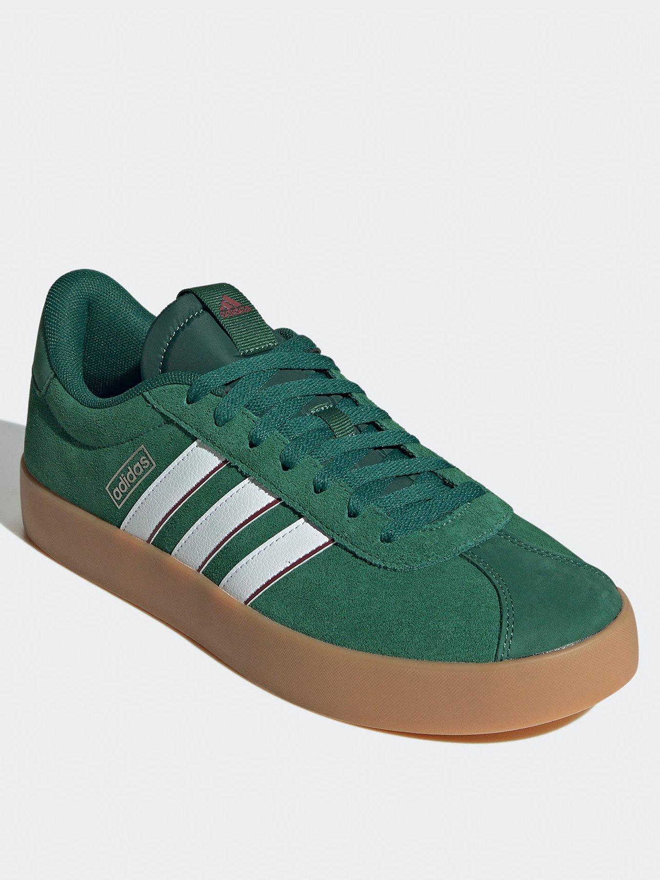 adidas-sportswear-mens-vl-court-30-trainers-dark-greenstillFront