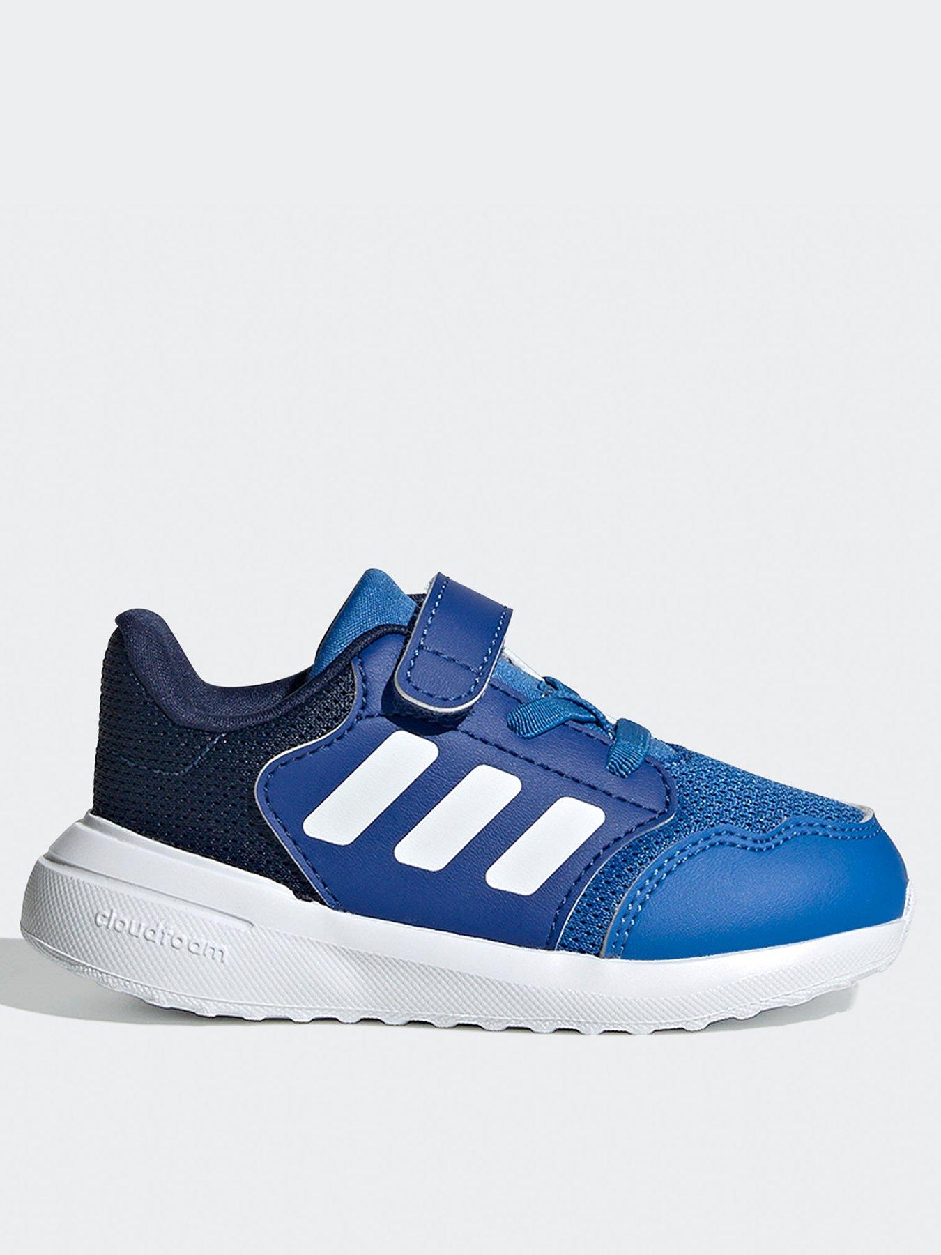 adidas-sportswear-infant-tensaur-run-30-elasticated-trainers-bluewhitefront