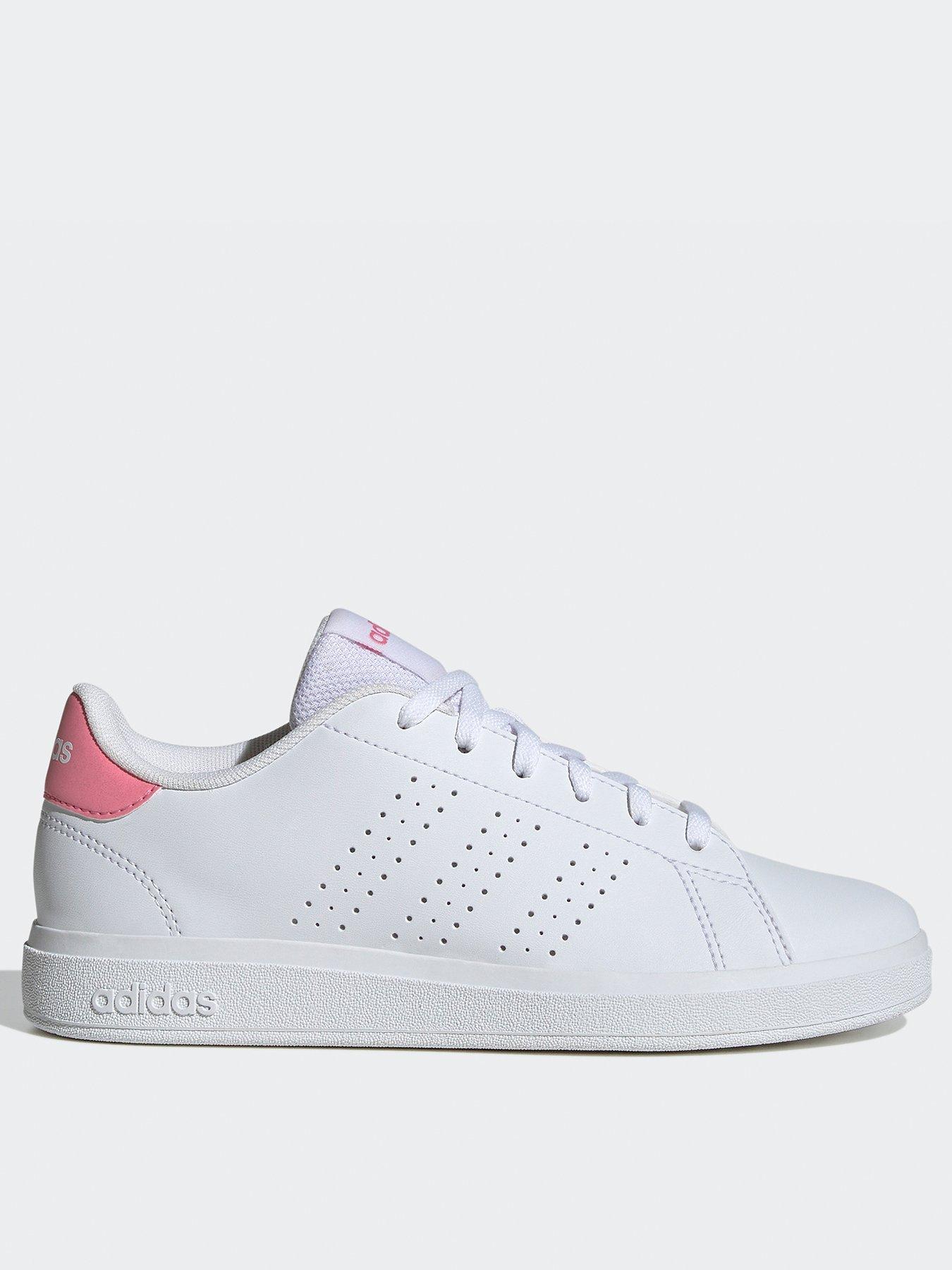 adidas-sportswear-junior-advantage-base-20-trainers-whitepinkfront