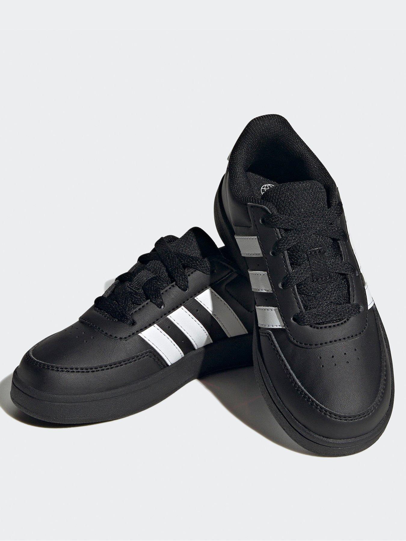 adidas-sportswear-kids-breaknet-20-trainers-blackwhitestillFront