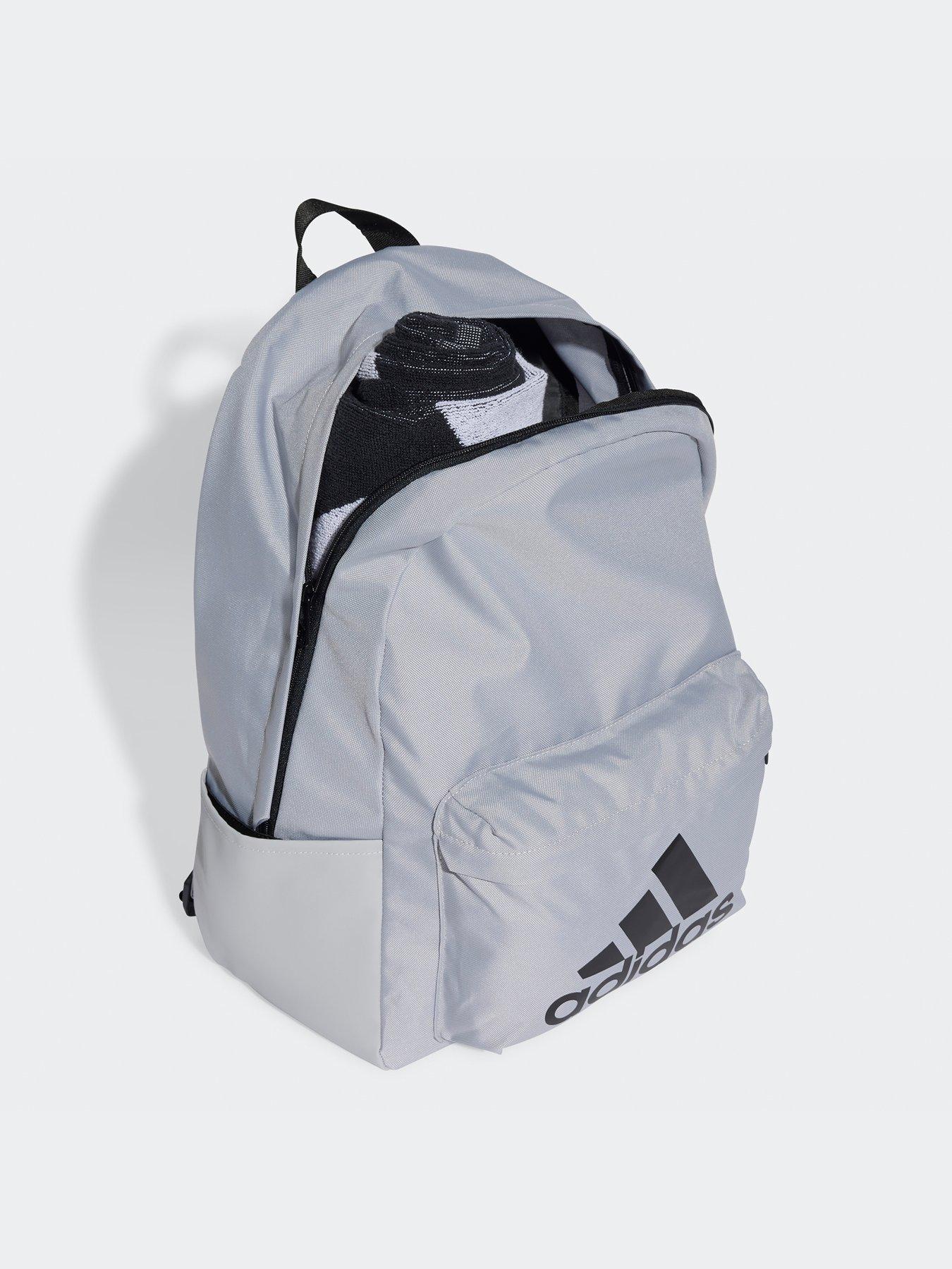 adidas-sportswear-unisex-classic-badge-of-sport-backpack-greyoutfit