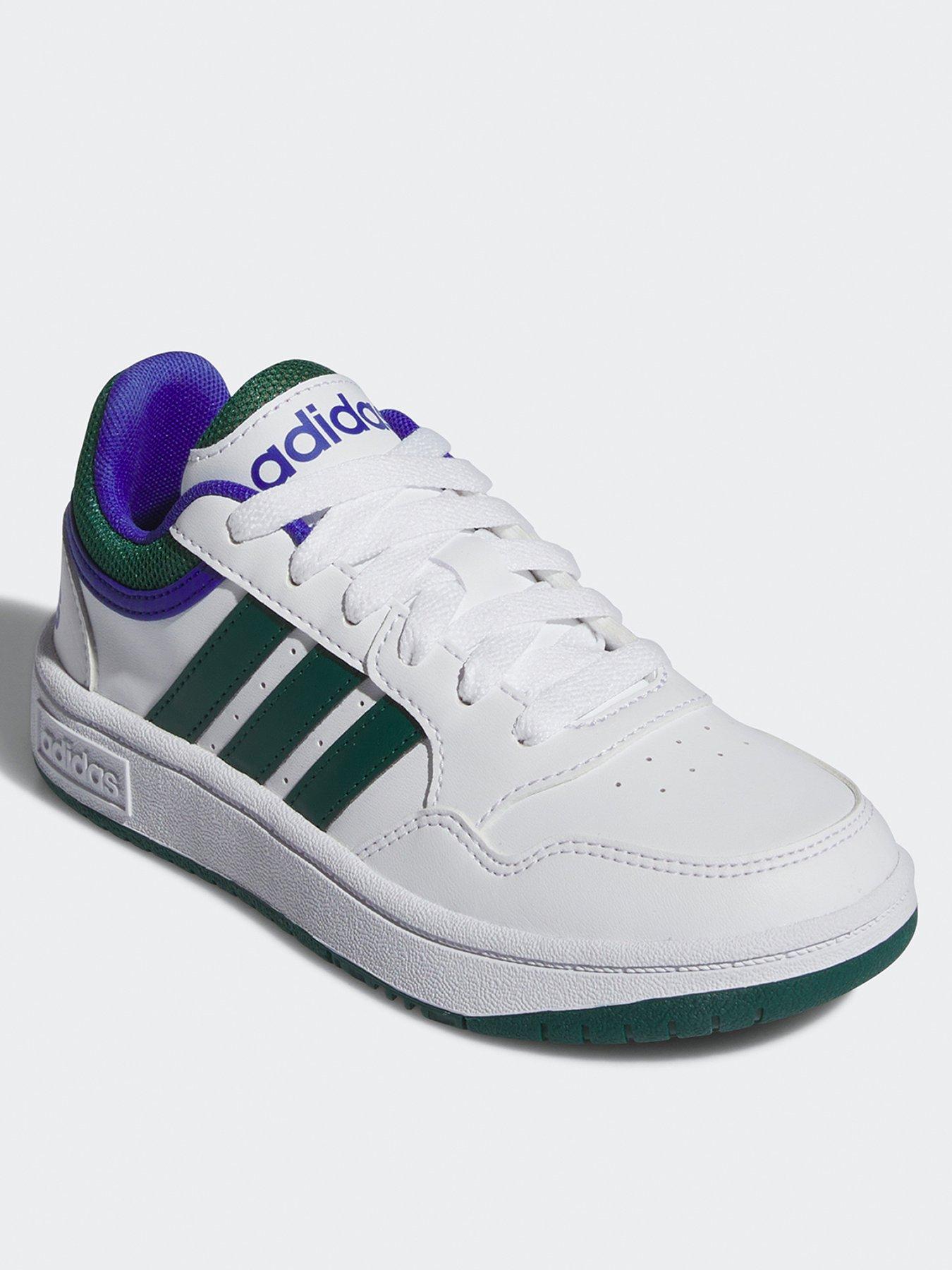 adidas-sportswear-kids-hoops-30-trainers-whitegreenstillFront