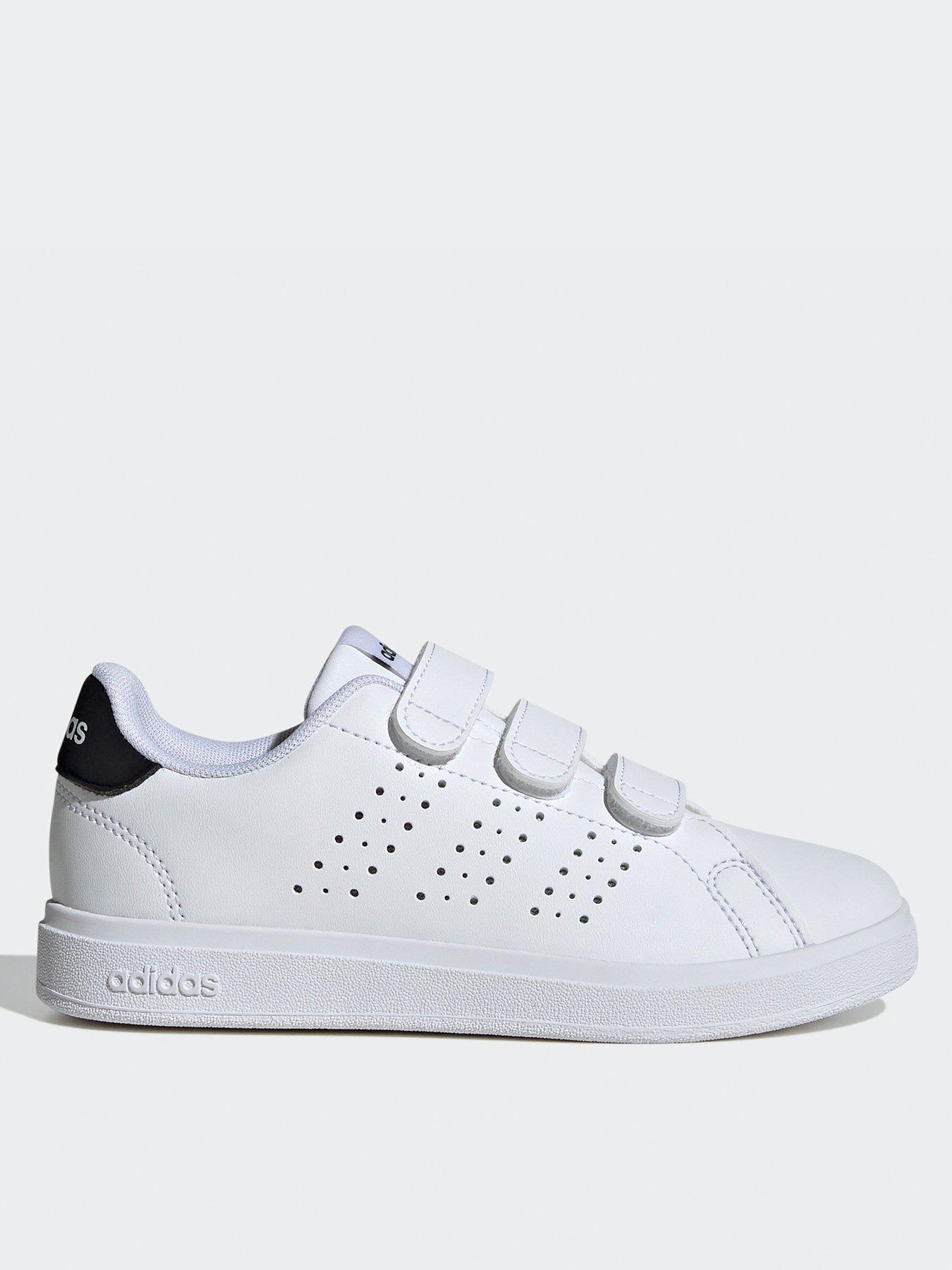 adidas-sportswear-kids-advantage-base-20-velcro-trainers-whitefront