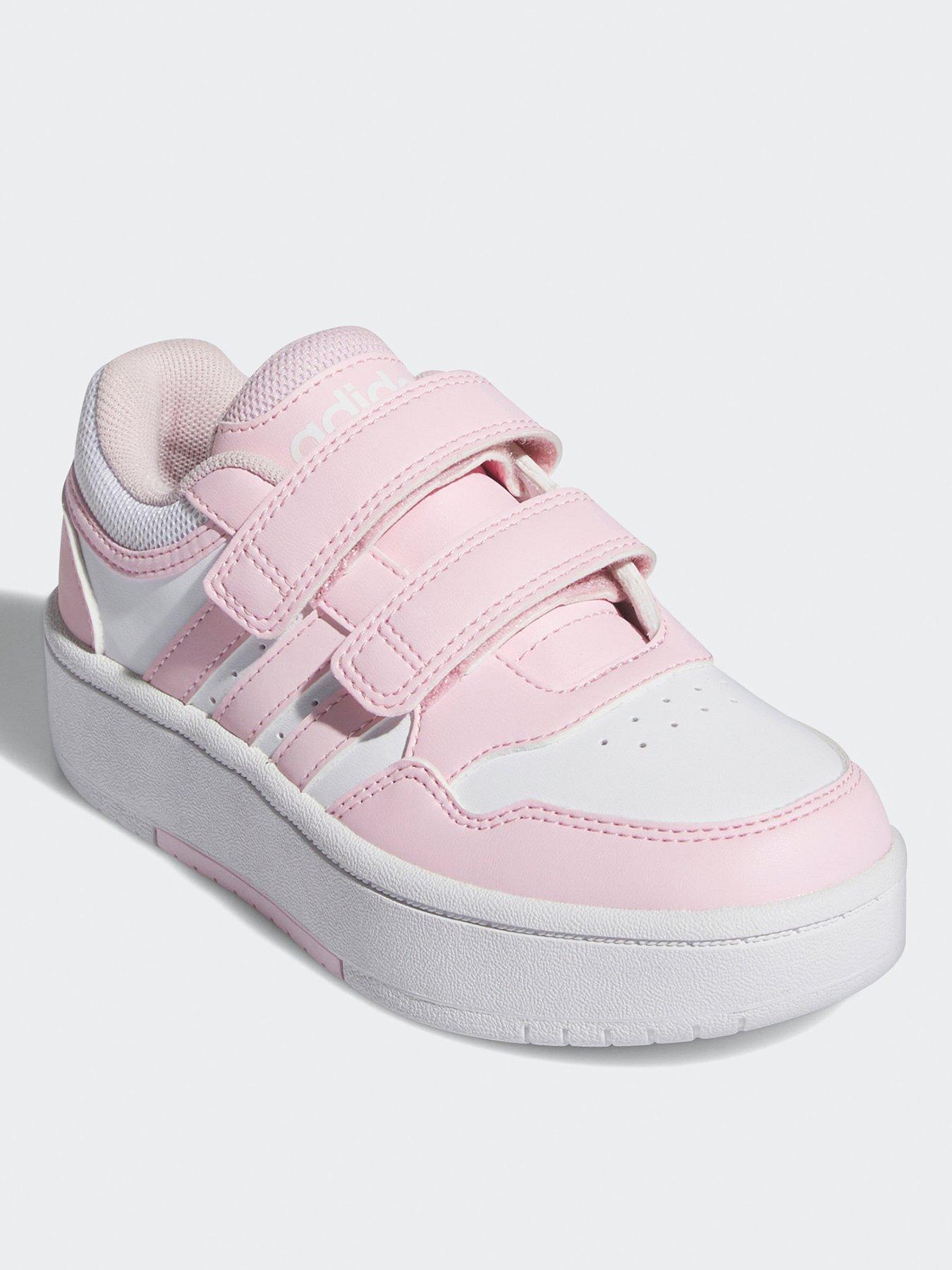 adidas-sportswear-kids-hoops-30-bold-velcro-trainers-whitepinkstillFront