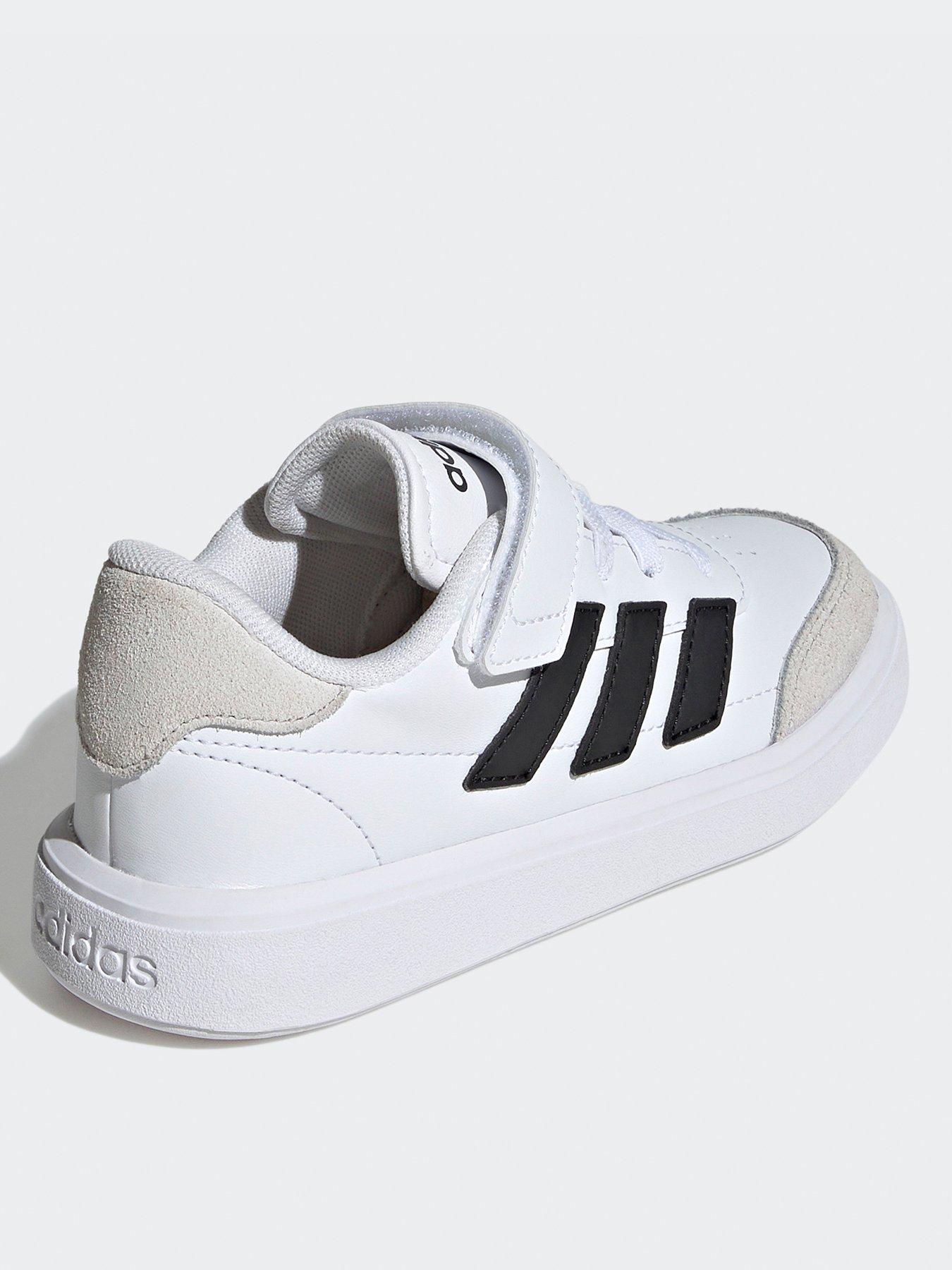 adidas-sportswear-kids-courtblock-elasticated-trainers-whiteblackback