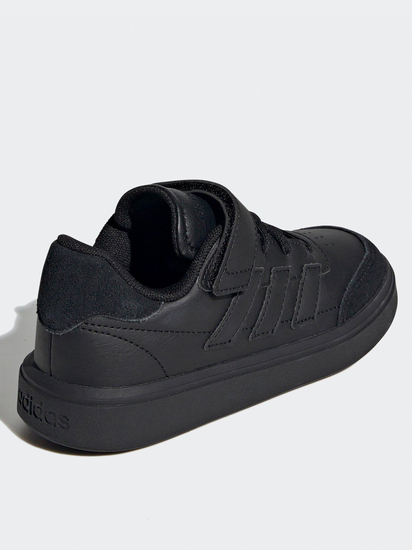 adidas-sportswear-kids-courtblock-elasticated-trainers-blackback