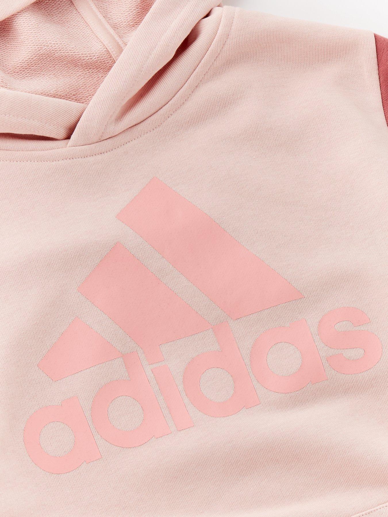 adidas-sportswear-junior-girls-essentials-big-logo-hoodie-pinkdetail