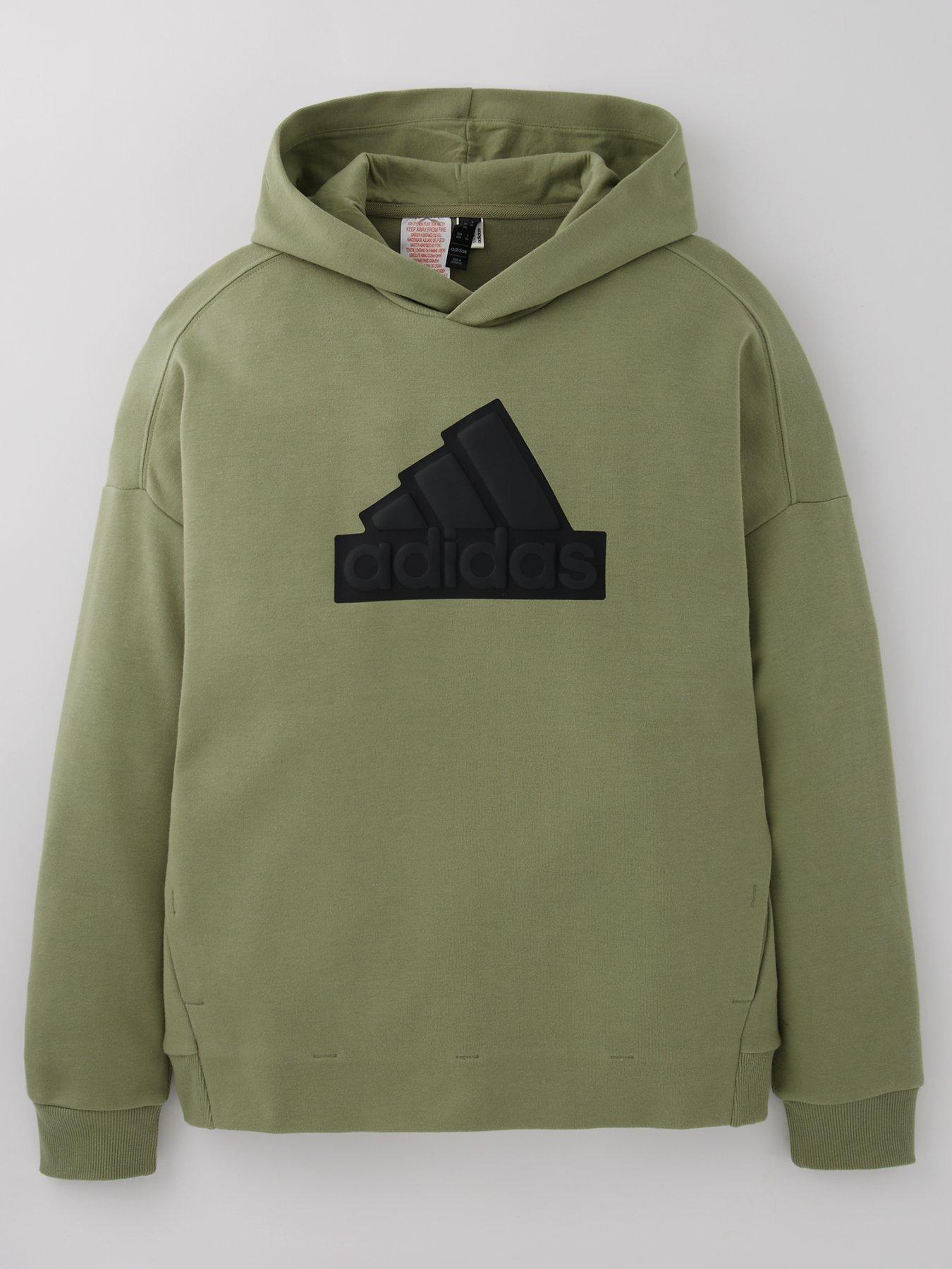 adidas-sportswear-junior-unisex-future-icons-hoodie-green