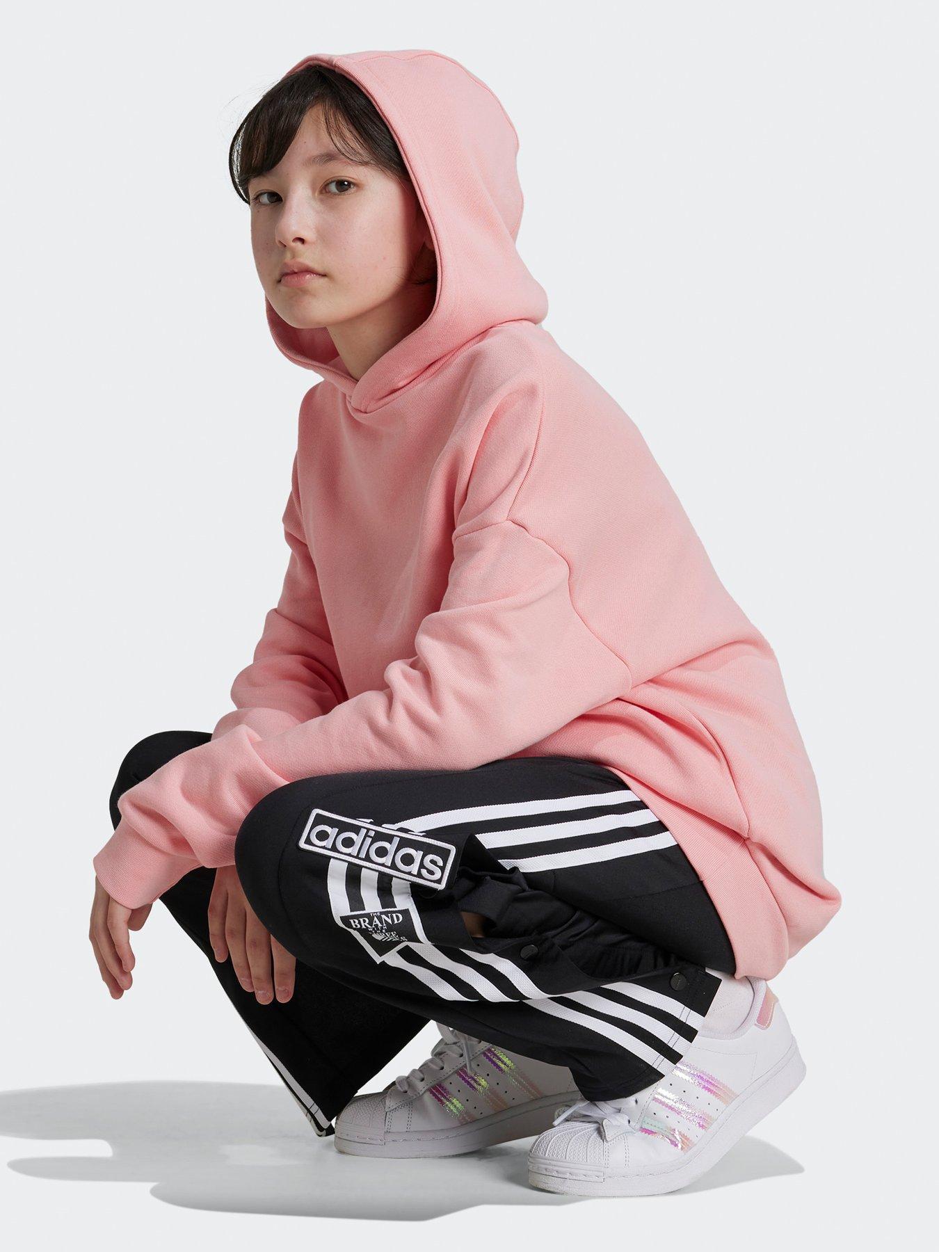 adidas-originals-older-unisex-hoodie-pinkstillFront