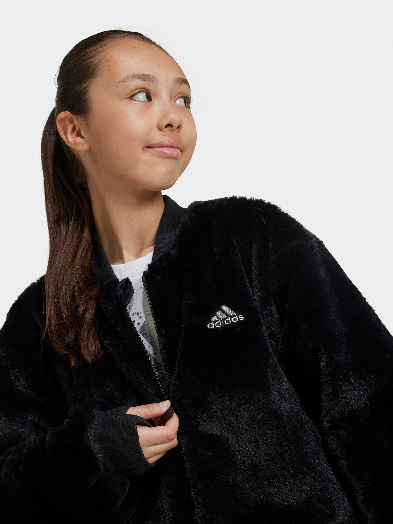 adidas-sportswear-older-girls-glam-bomber-blackdetail