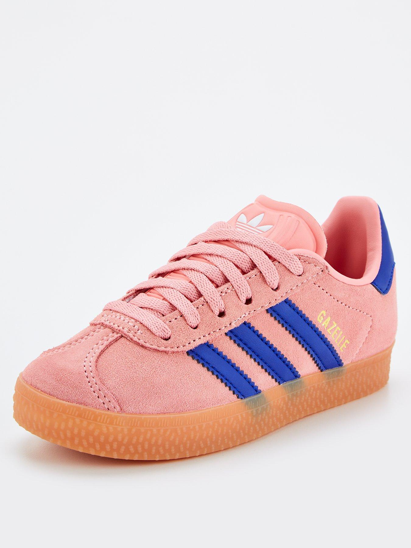 adidas-originals-kids-unisex-gazelle-trainers-pinkstillFront