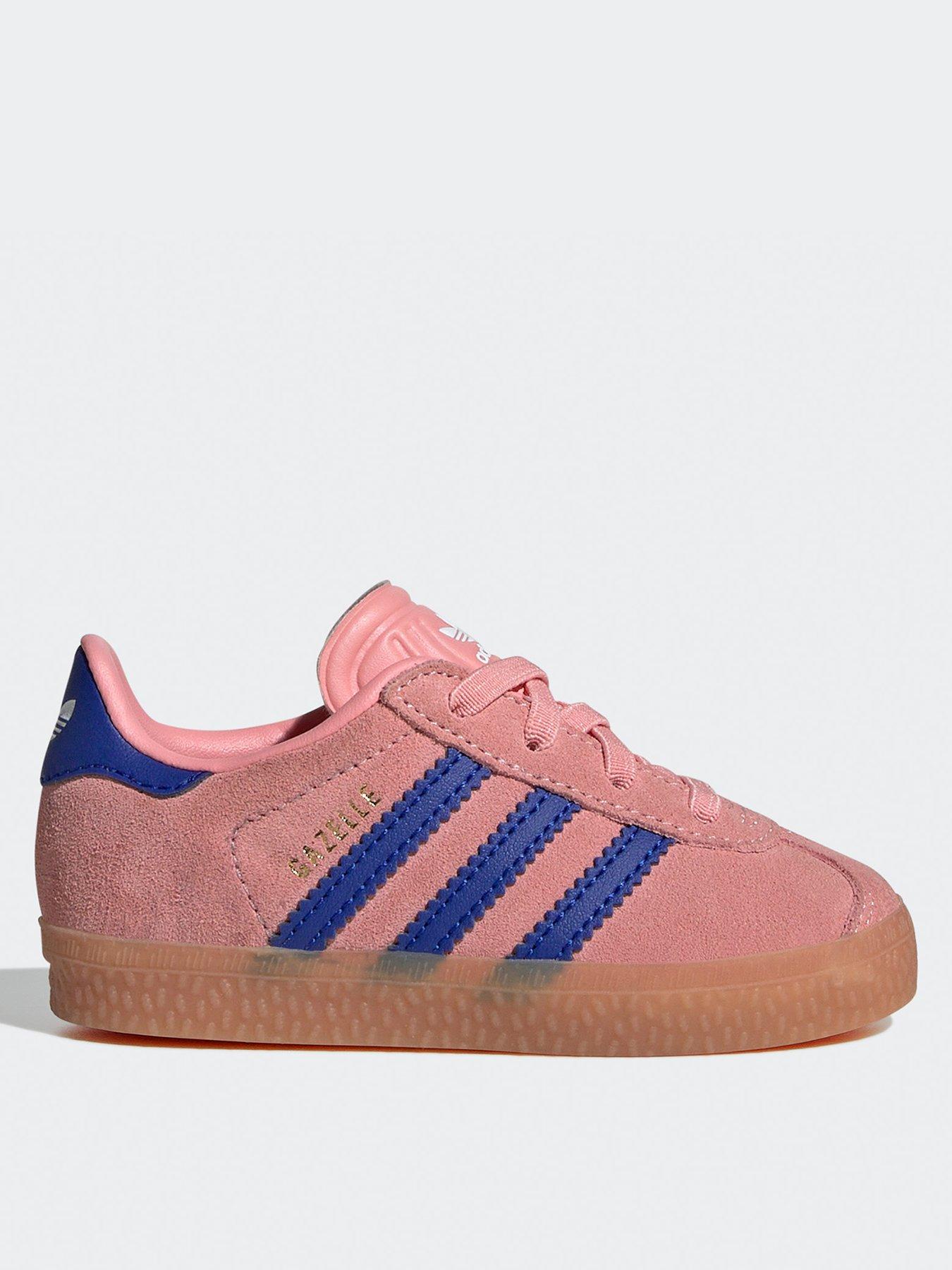 adidas Originals Unisex Infant Gazelle Elastic Trainers Pink