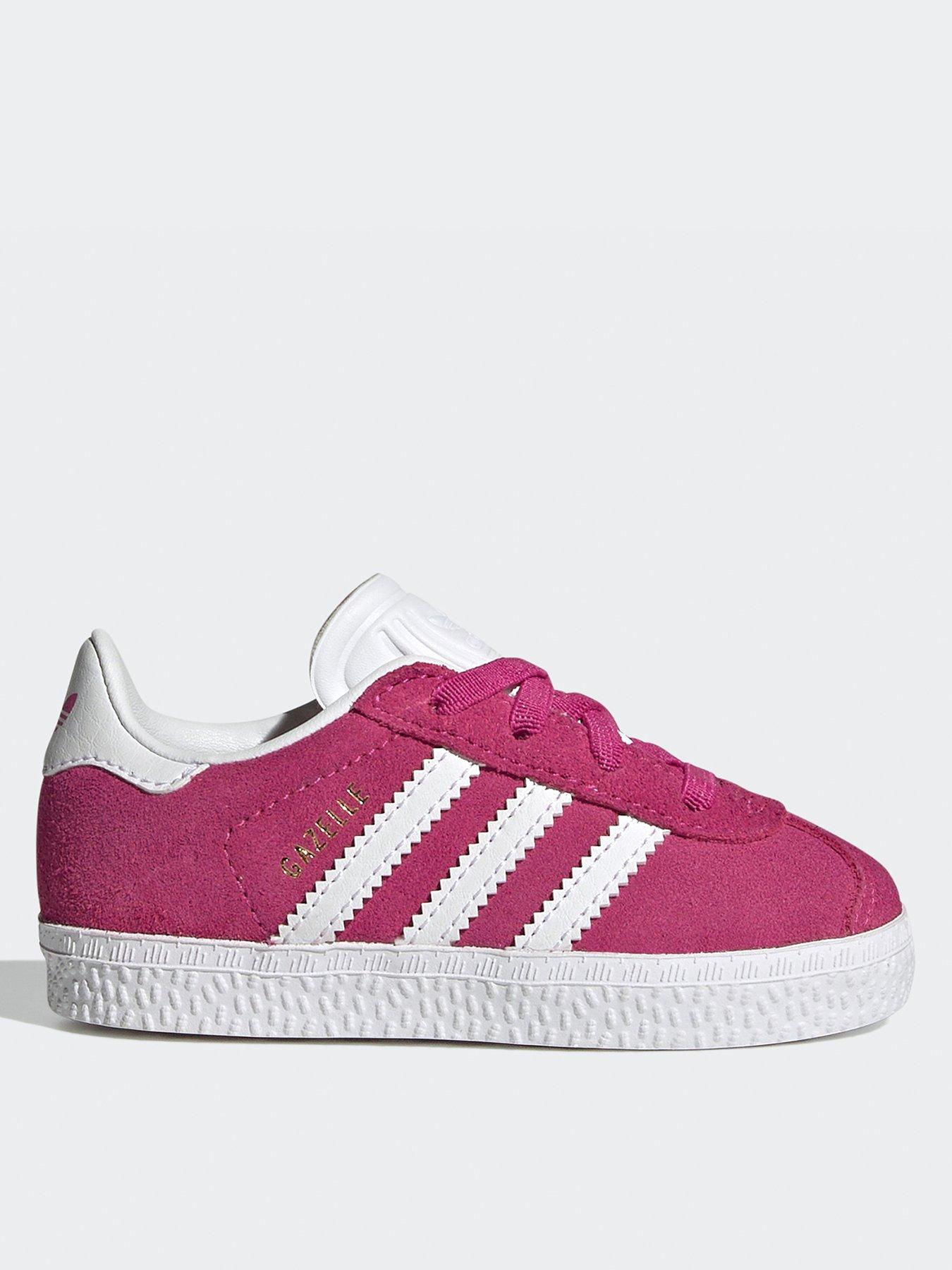 adidas Originals Unisex Infant Gazelle Elastic Trainers Pink Very Ireland