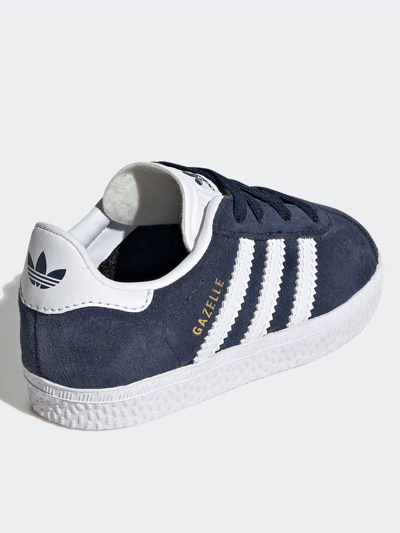 adidas-originals-unisex-infant-gazelle-elastic-trainers-navyback