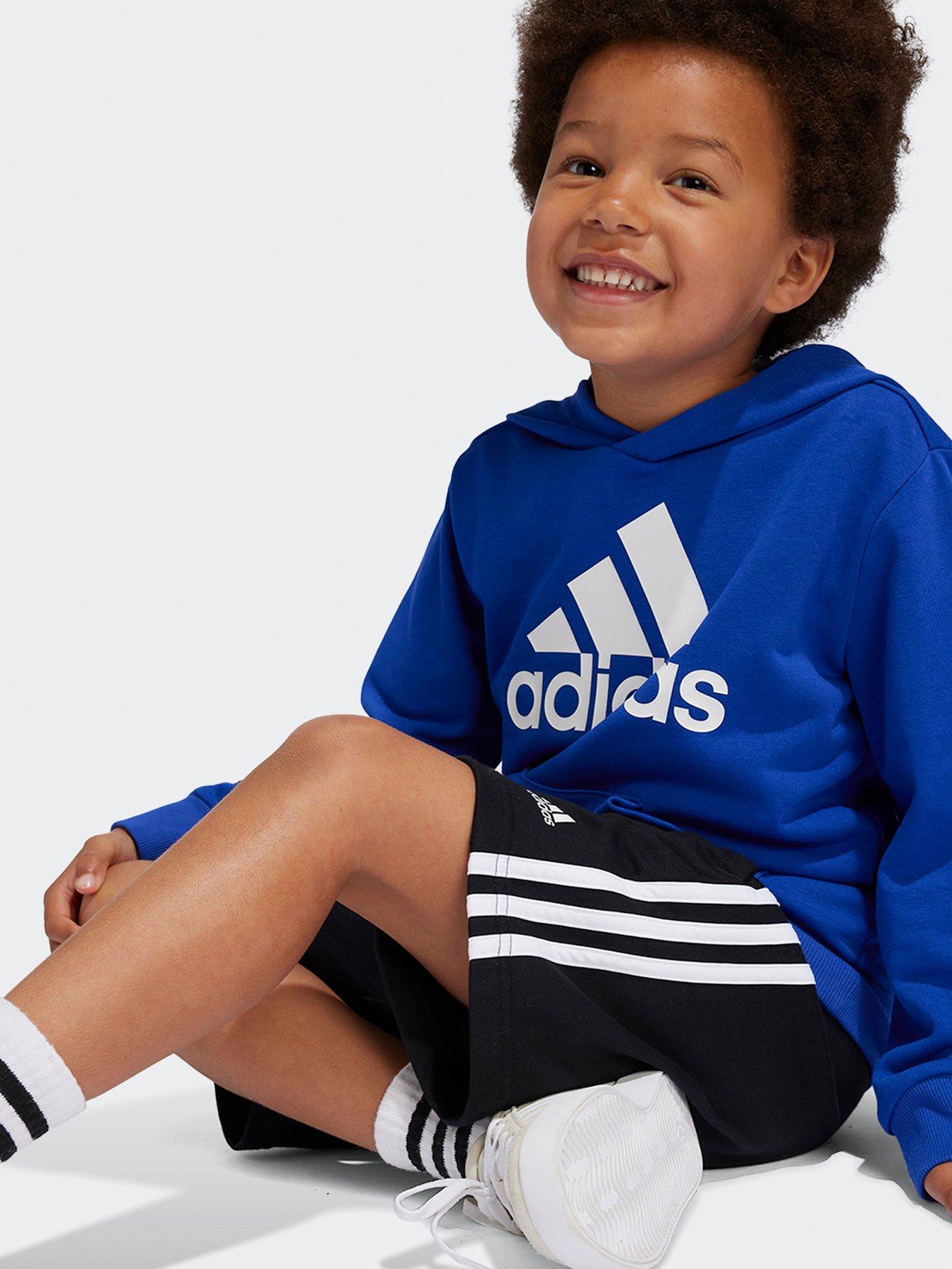 adidas-sportswear-junior-unisex-essentials-big-logo-overhead-hoodie-bluestillFront