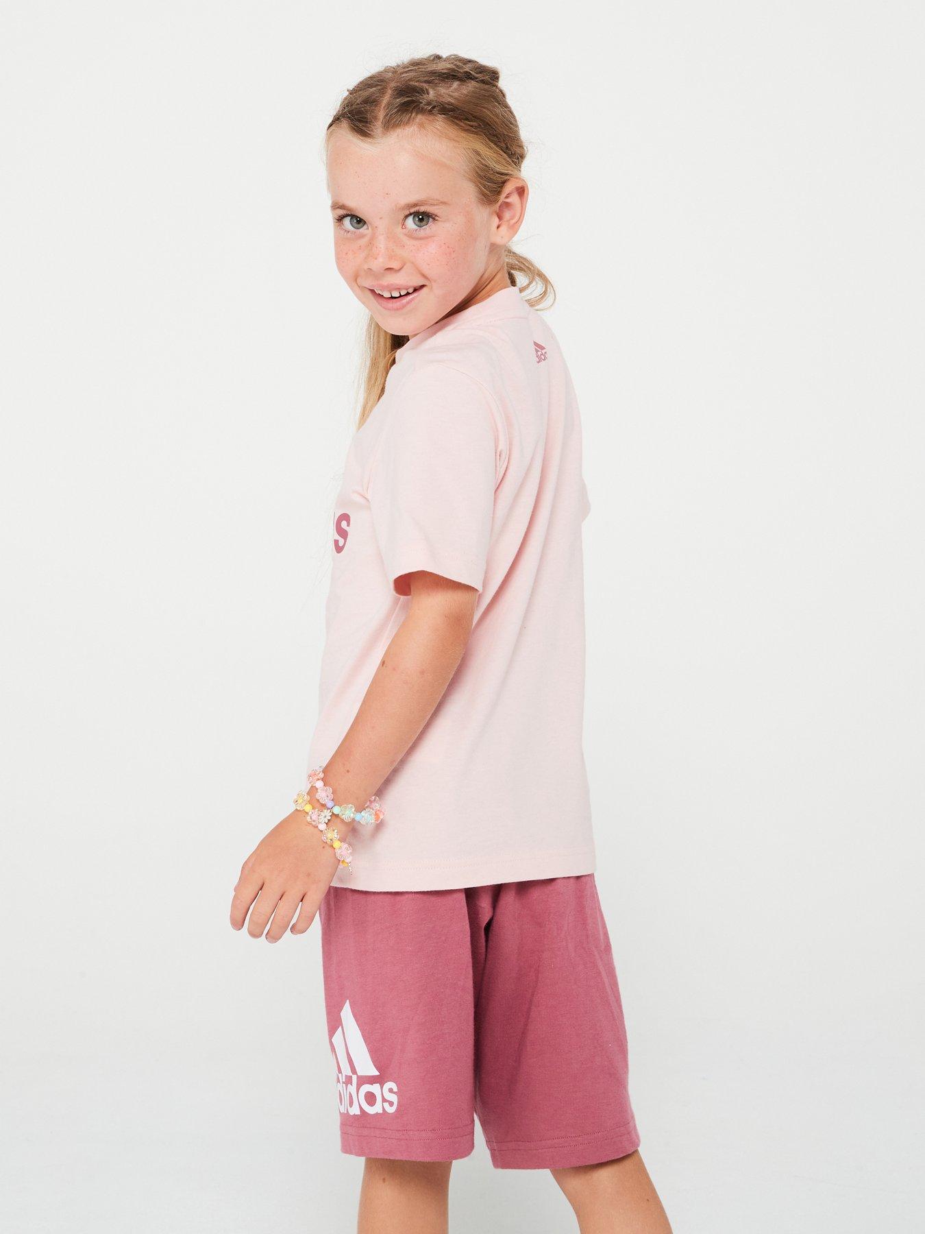 adidas-sportswear-kids-unisex-essentials-t-shirt-and-short-set-pinkstillFront