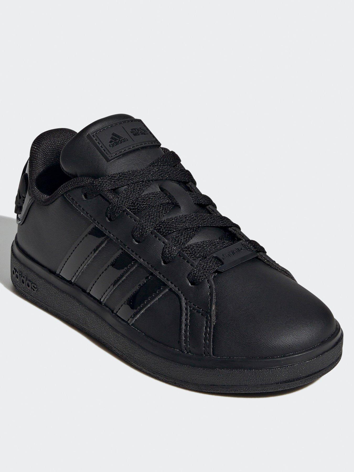 adidas-sportswear-kids-star-wars-grand-court-20-trainers-blackstillFront