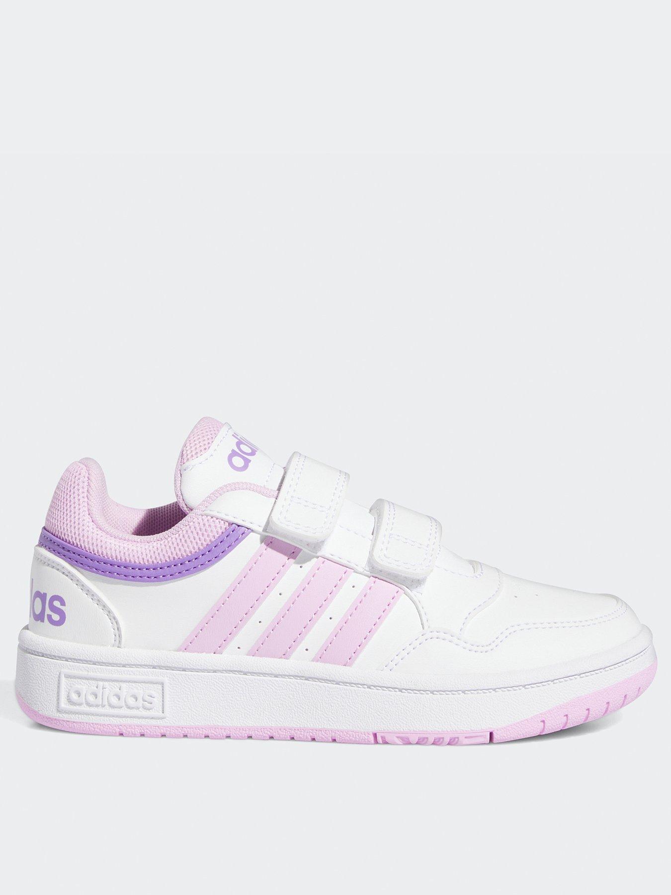 adidas-sportswear-kids-hoops-30-velcro-trainers-whitelilac