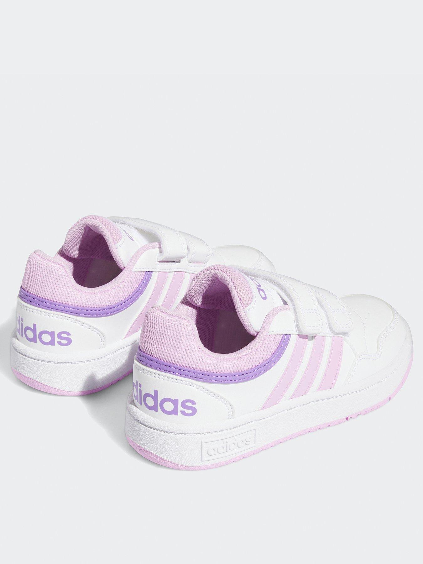 adidas-sportswear-kids-hoops-30-velcro-trainers-whitelilacback