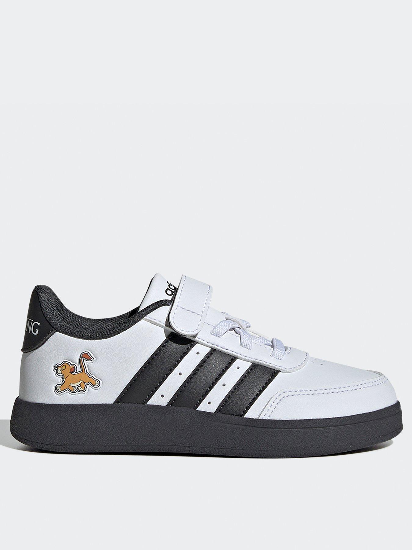 adidas-sportswear-kids-breaknet-lionking-elasticated-trainers-whitedark-grey