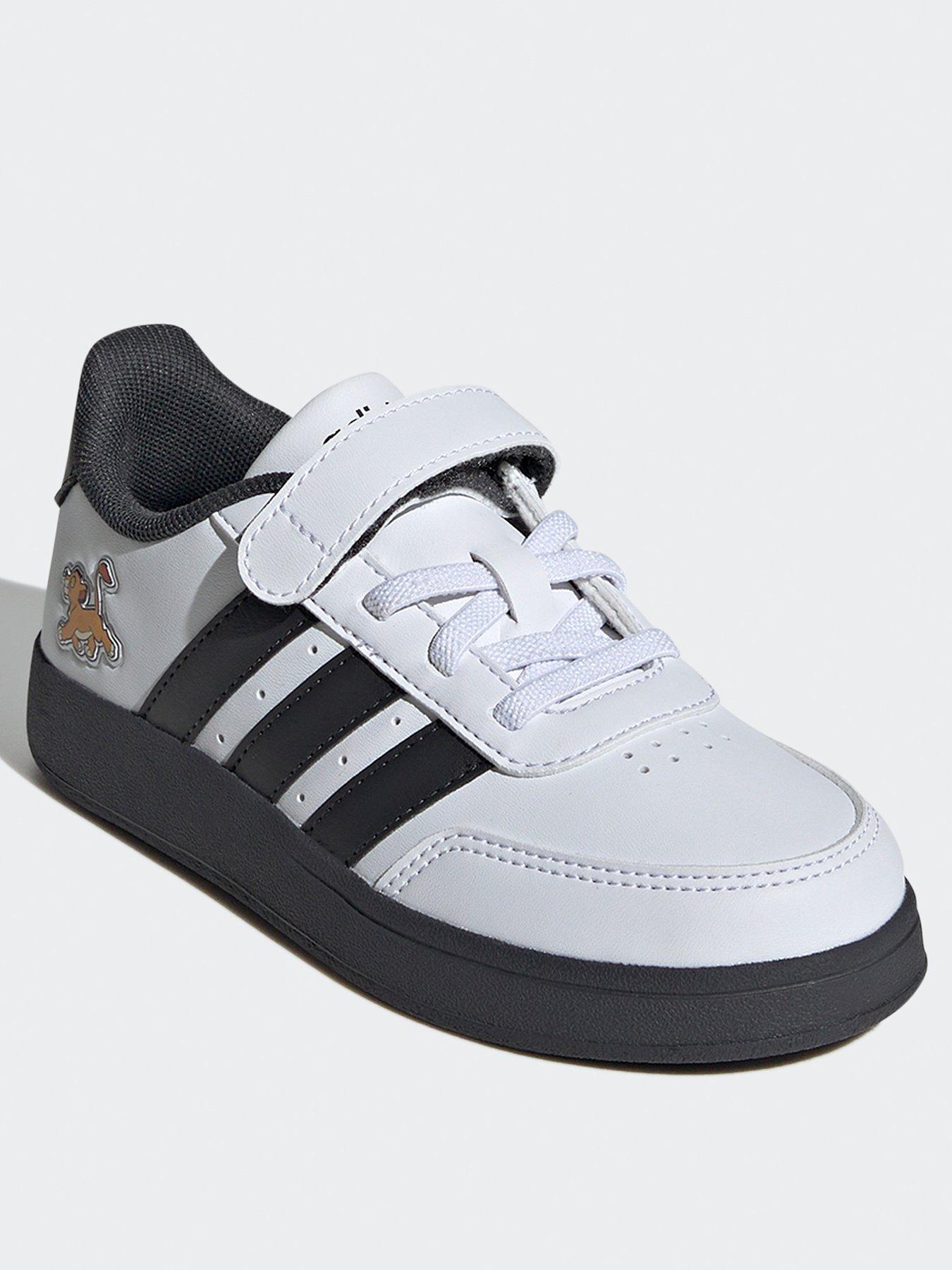 adidas-sportswear-kids-breaknet-lionking-elasticated-trainers-whitedark-greystillFront