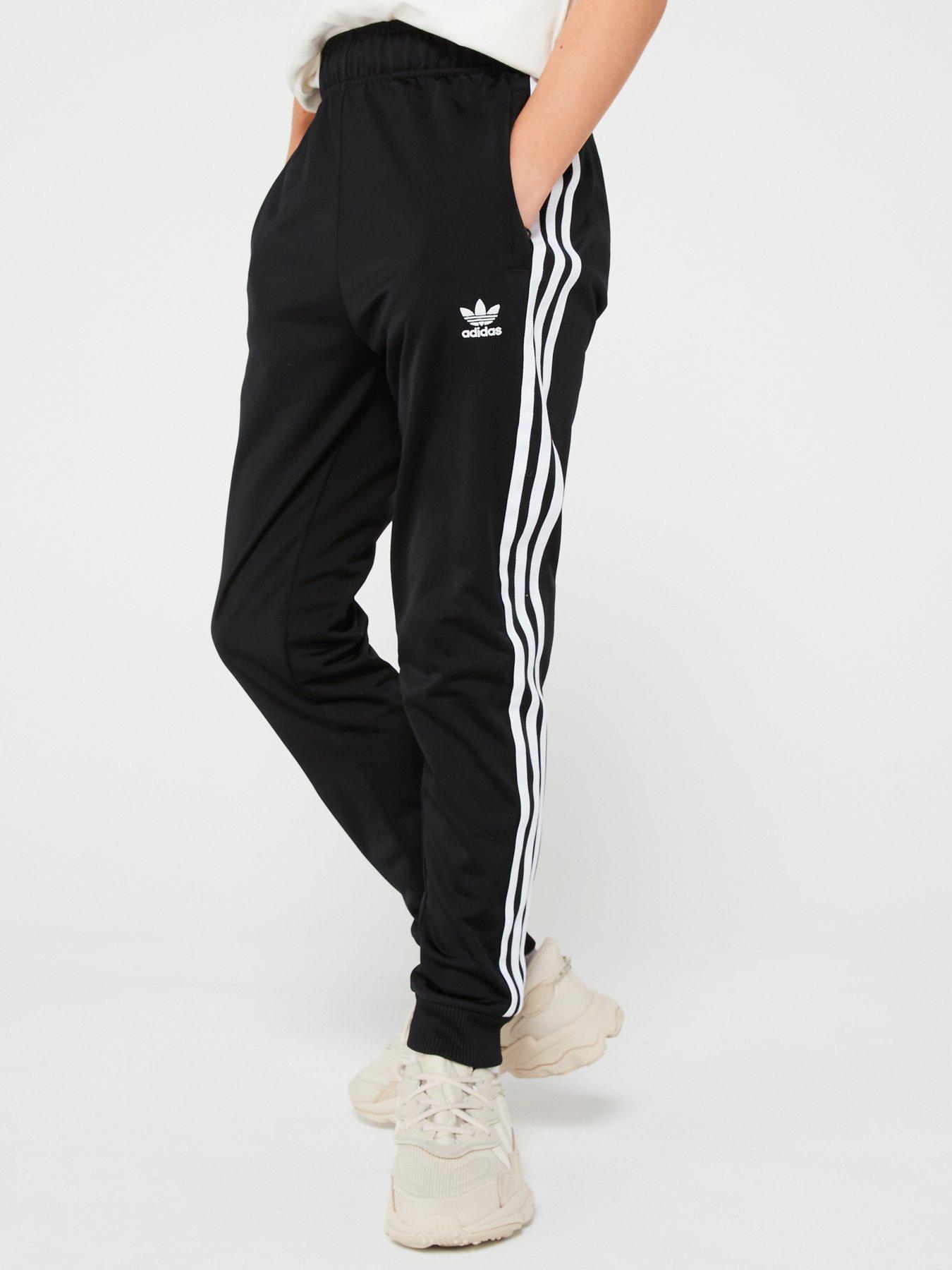 adidas Originals Older Unisex Superstar Track Pants - Black