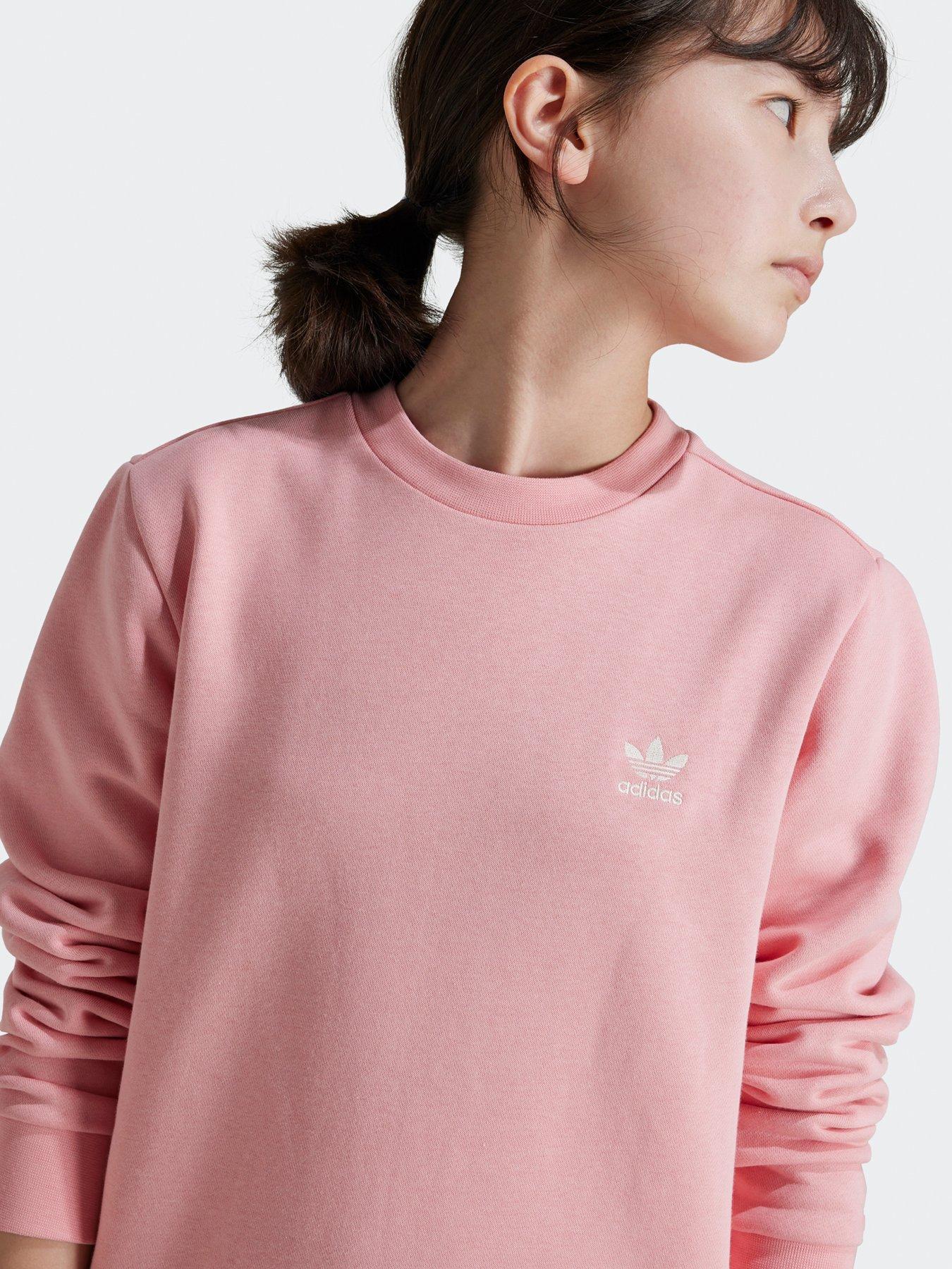 adidas-originals-older-unisex-crew-pinkdetail