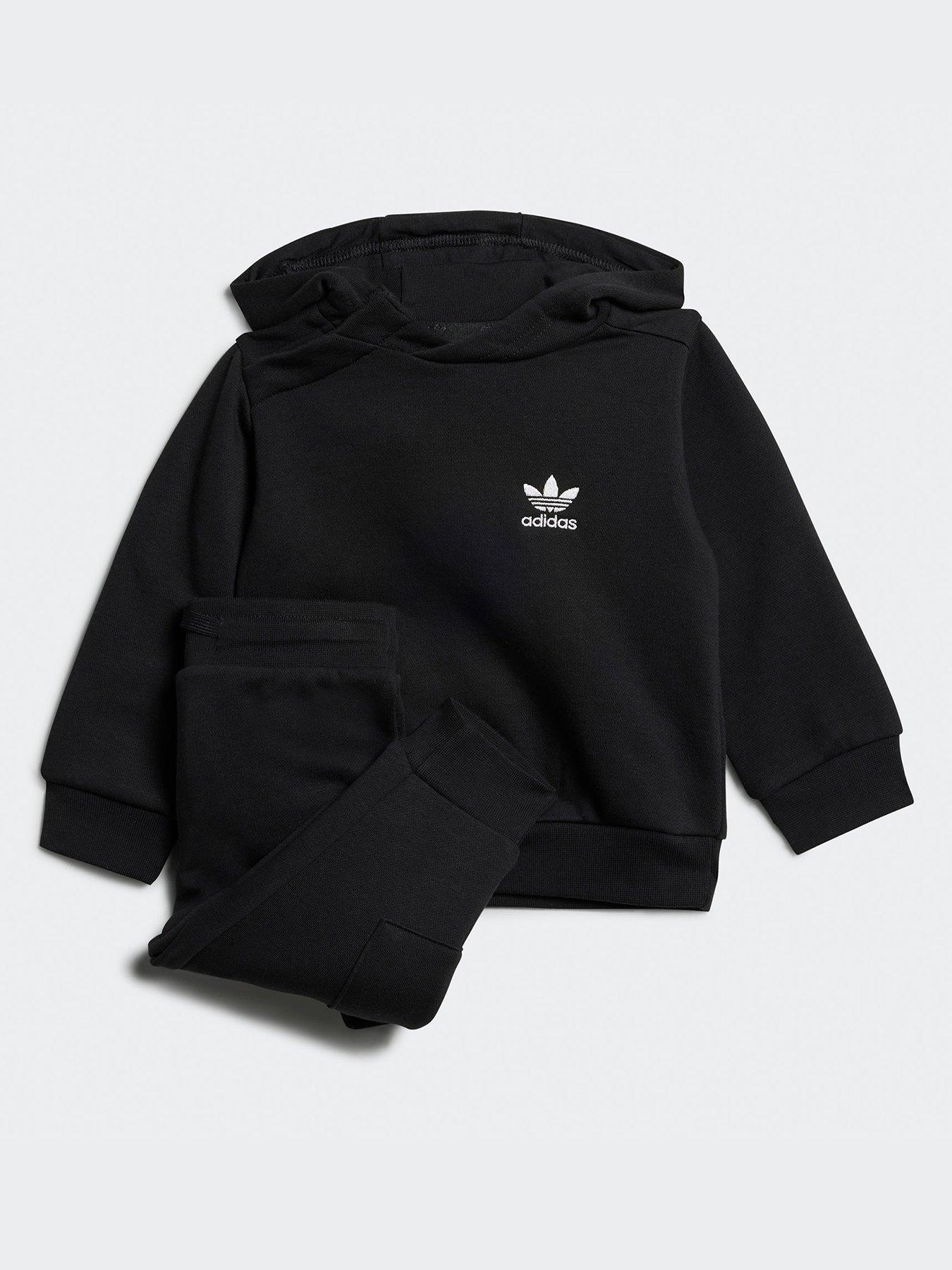 adidas-originals-infant-unisex-hoodie-set-blackfront