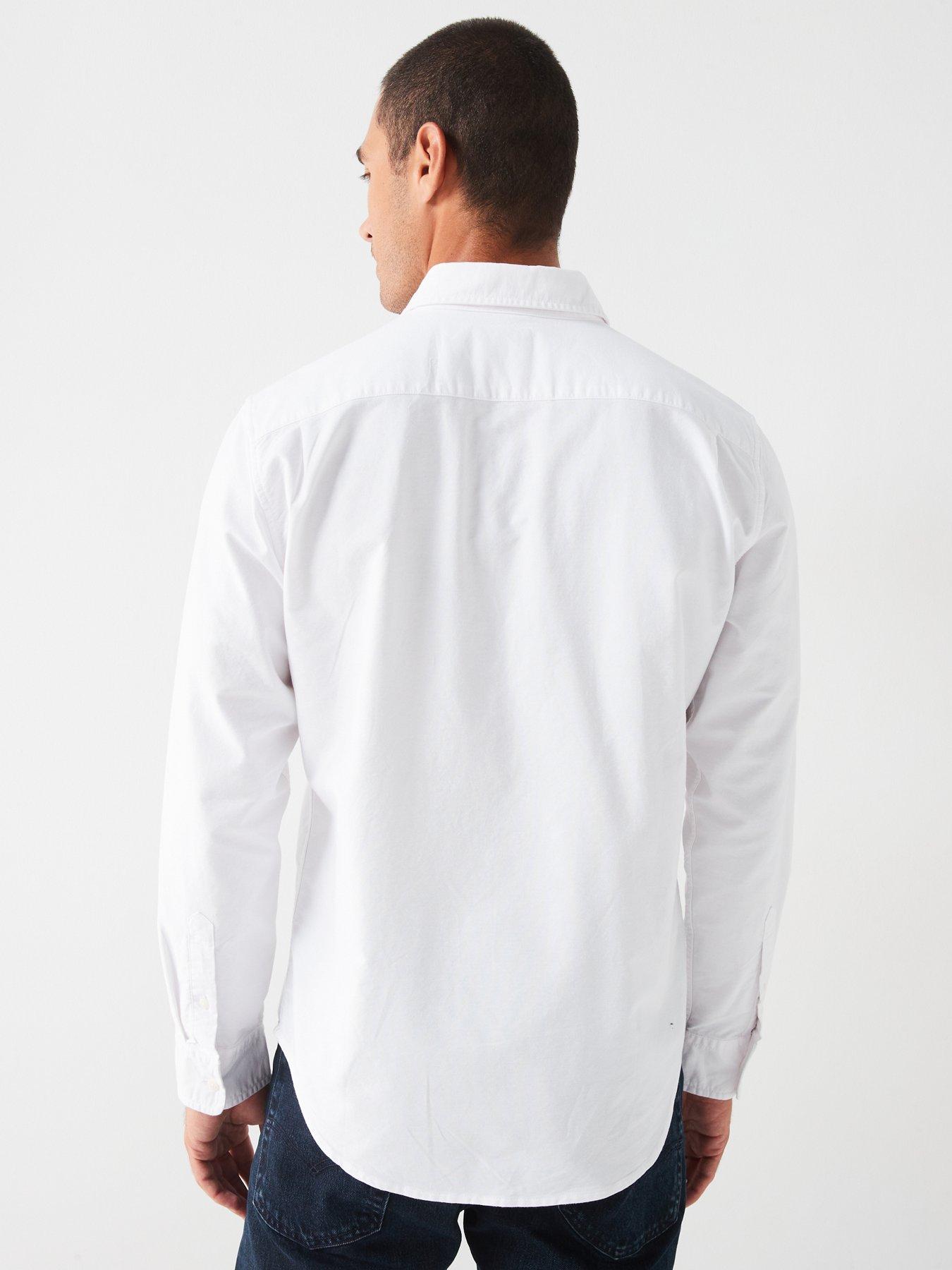 levis-button-down-long-sleeve-pocket-shirt-whitestillFront